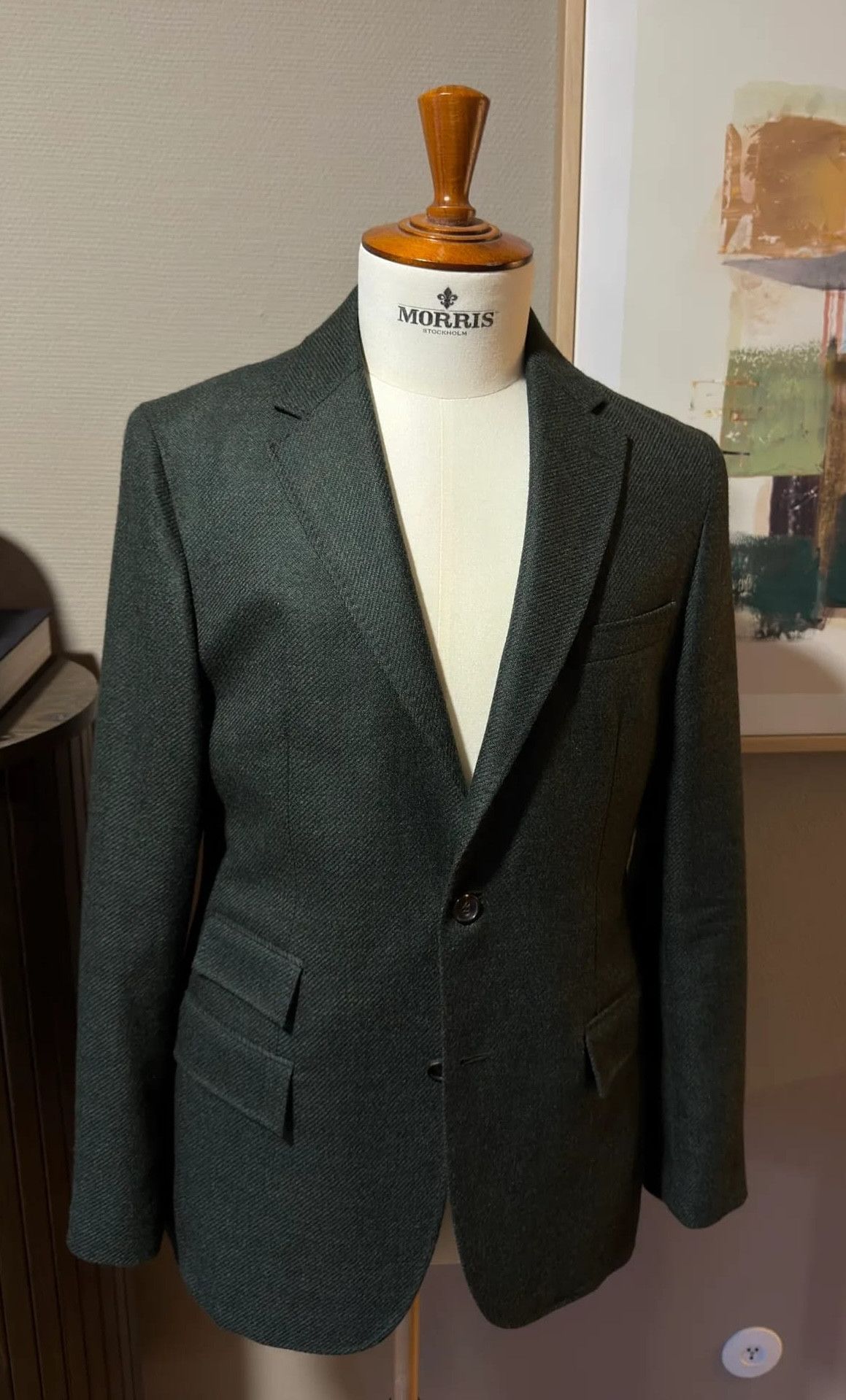 Morris Morris Heritage Blazer – Loro Piana Zelander Wool Size 50R - 1 Thumbnail