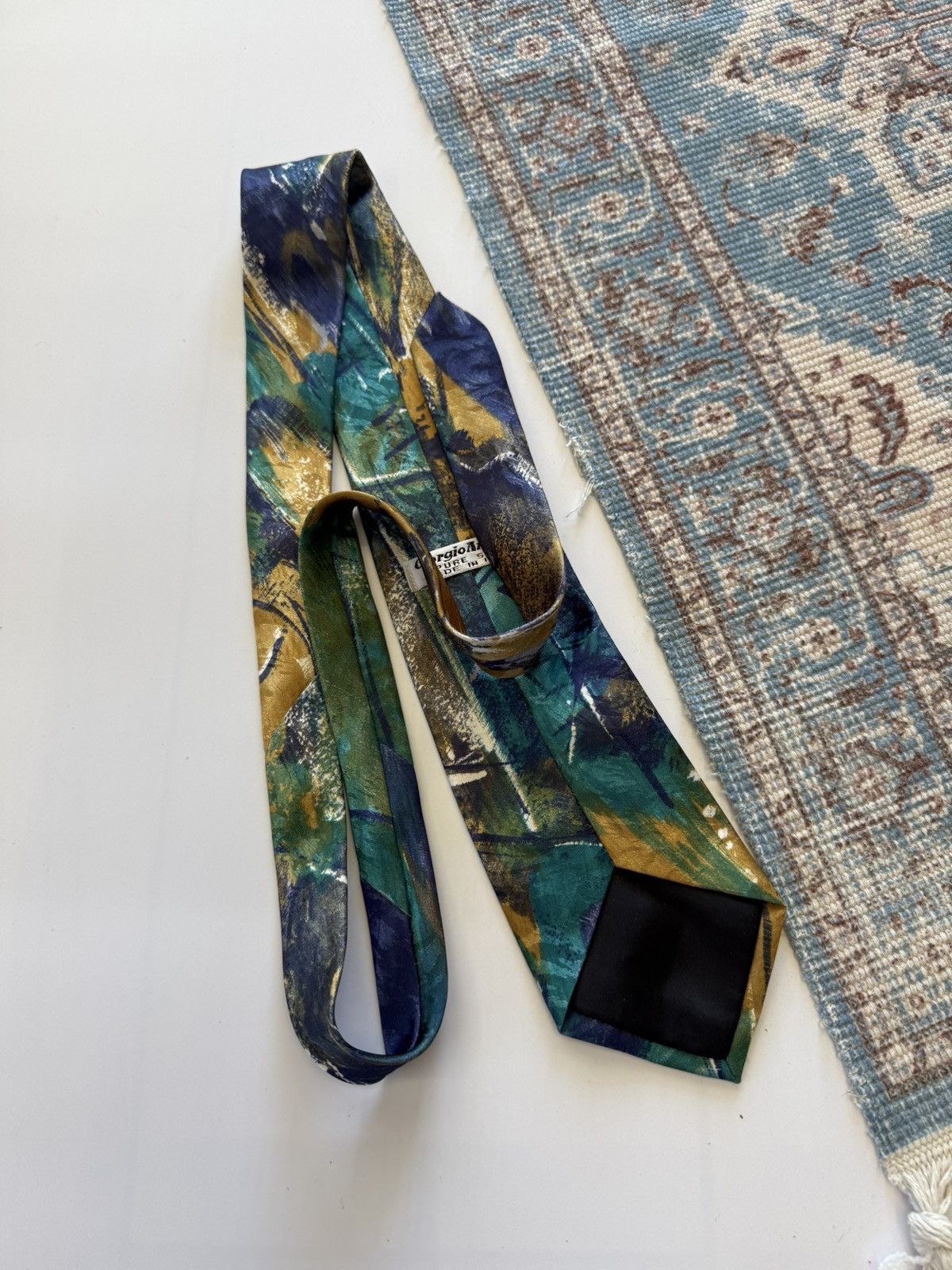 Giorgio Armani Archive 80-90s Giorgio Armani Pure Silk Ties Size ONE SIZE - 7 Thumbnail