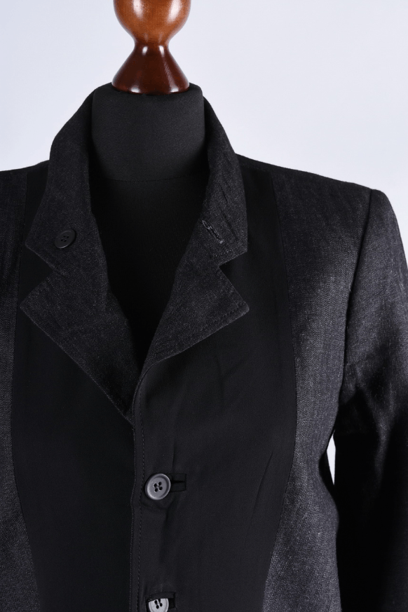 Balenciaga Women's Balenciaga Paris Black Blazer Jacket Size S Size S / US 4 / IT 40 - 2 Thumbnail
