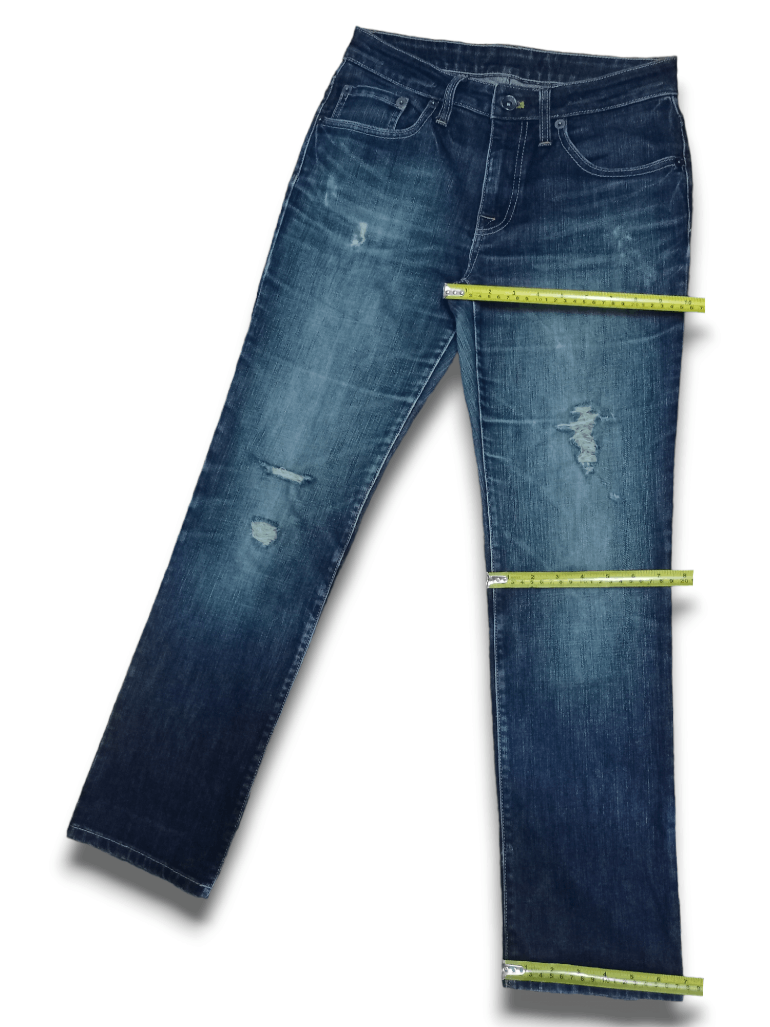 Japanese Brand × Vintage SALES🔥 Vintage Japanese Brand Distressed Jeans Size US 29 - 10 Thumbnail