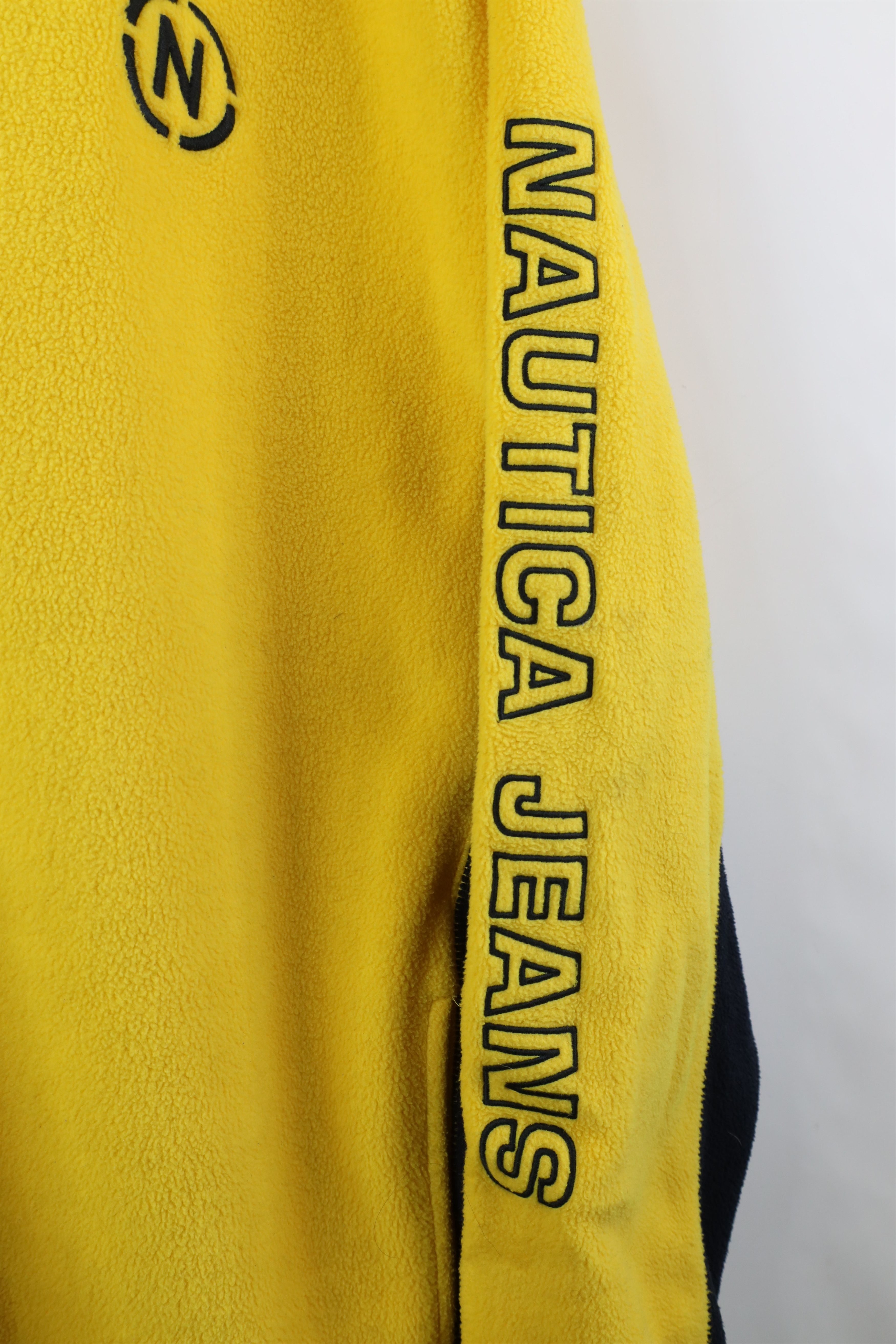 Nautica Vintage 90s Nautica Baggy Half Zip Fleece Pullover Sweater Size US L / EU 52-54 / 3 - 4 Thumbnail