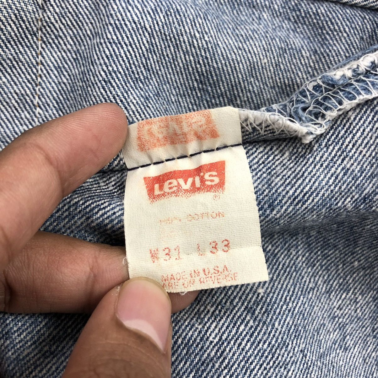 Levi's × Levi's Vintage Clothing × Vintage 🇺🇸90’s Vintage Levis 501XX 31x33 Straight Leg Faded Jeans Size US 29 - 10 Thumbnail