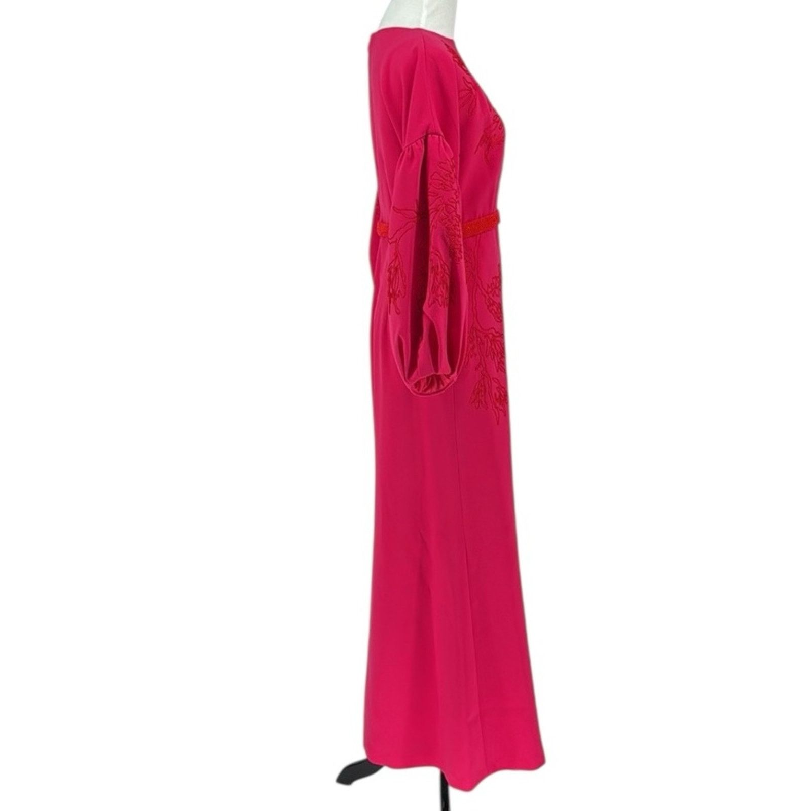 Sachin & Babi Sachin & Babi Aria Embroidered Dress Fuchsia Gown Size 2 Size XS / US 0-2 / IT 36-38 - 5 Thumbnail