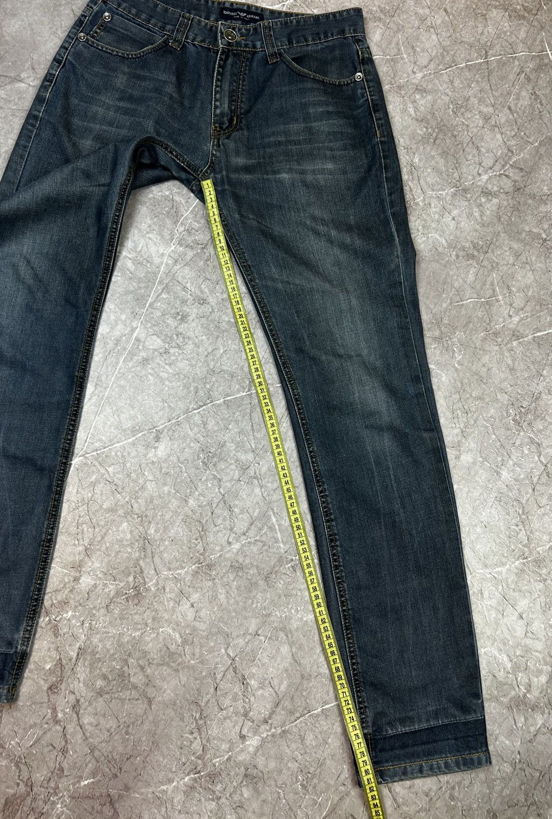 Armani Vintage Armani Jeans Big Logo Denim Pants size 32 Size US 32 / EU 48 - 18 Thumbnail