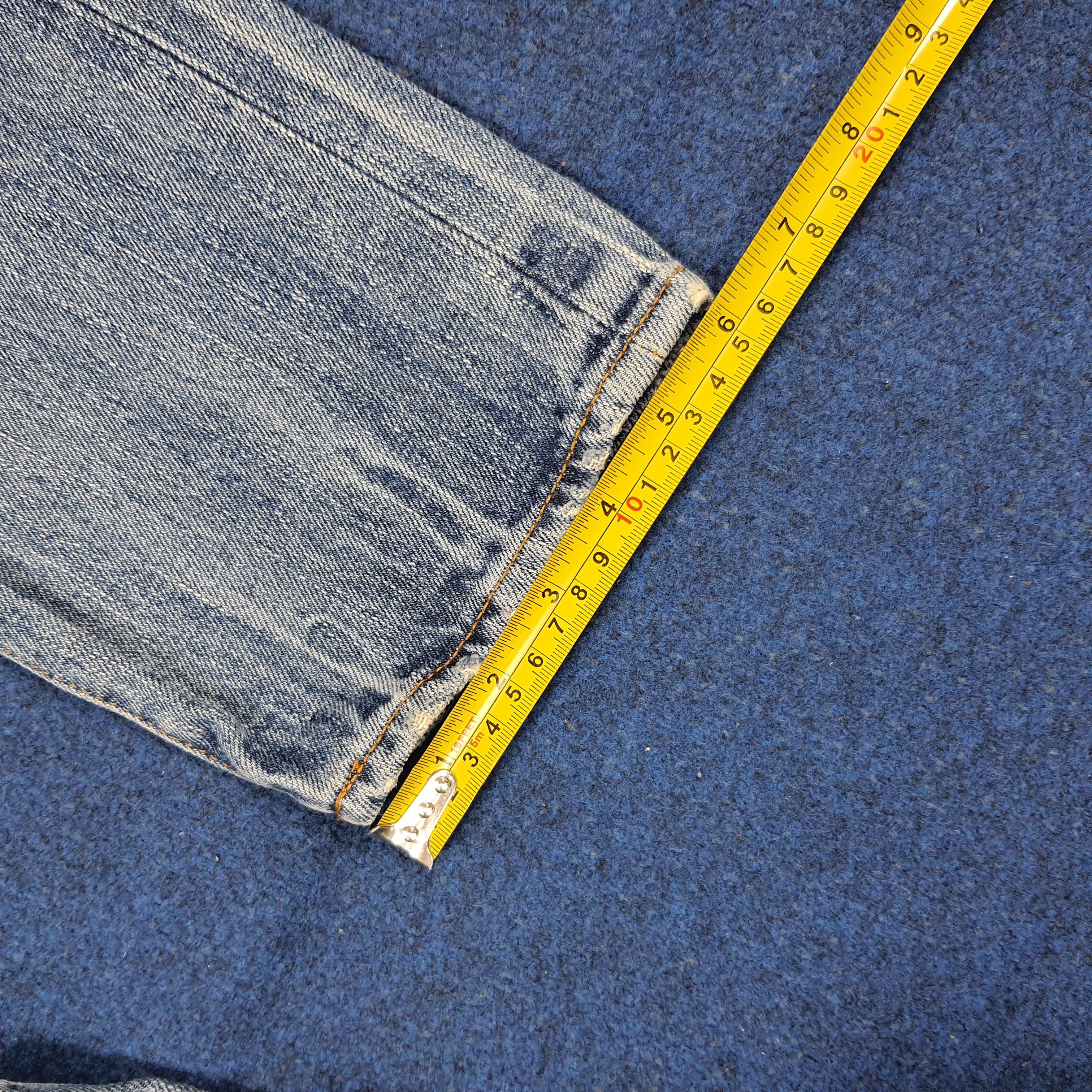 Prps Vintage PRPS Selvedge Camo Pocket Distressed Jeans C297N16 Size US 31 - 19 Thumbnail