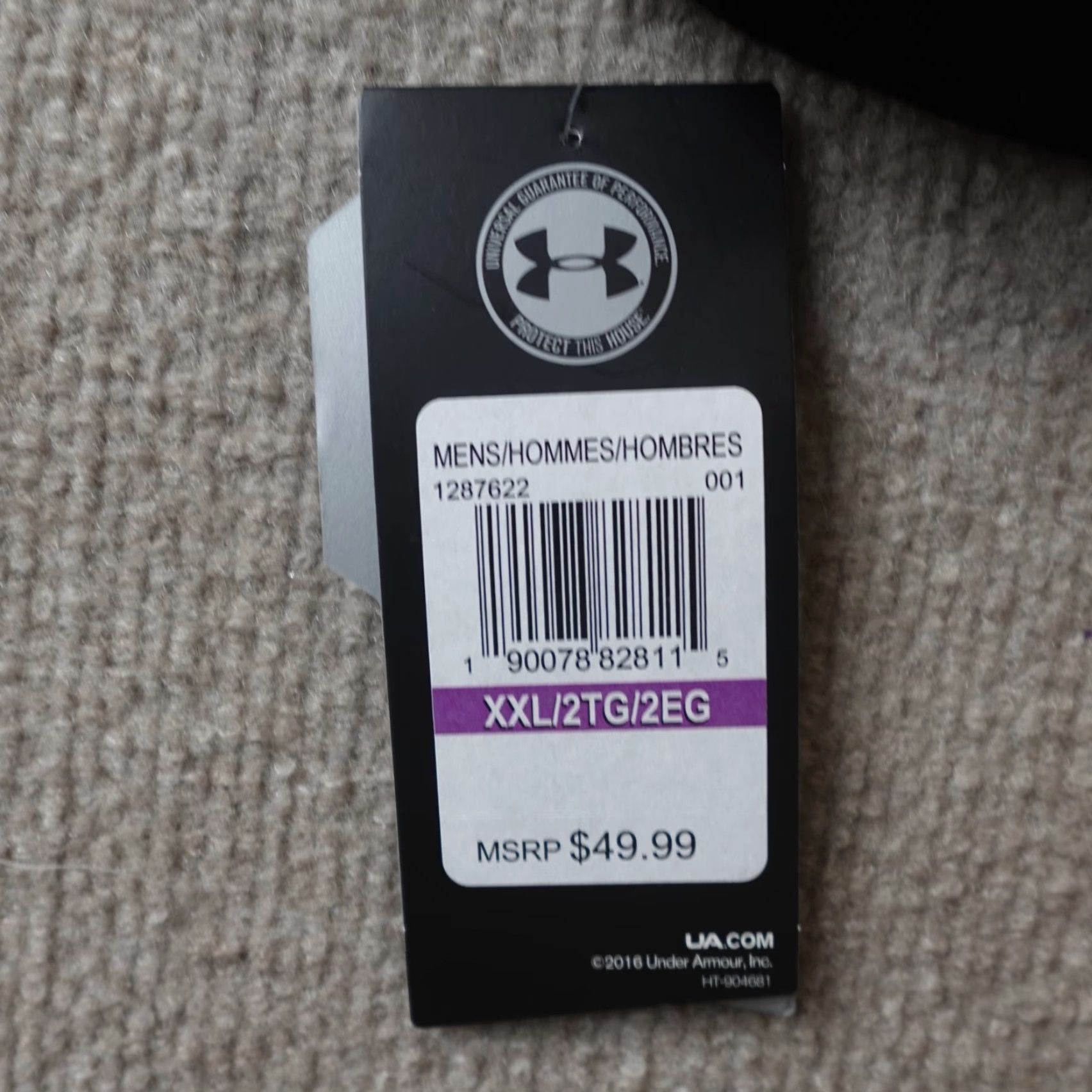 Under Armour Under Armour Polo Shirt 2XL Black Solid Embroidered Bowie State Bulldogs NEW Mens Polo Shirt 2XL Black Gray Solid Sports 80s? Size US XXL / EU 58 / 5 - 3 Thumbnail