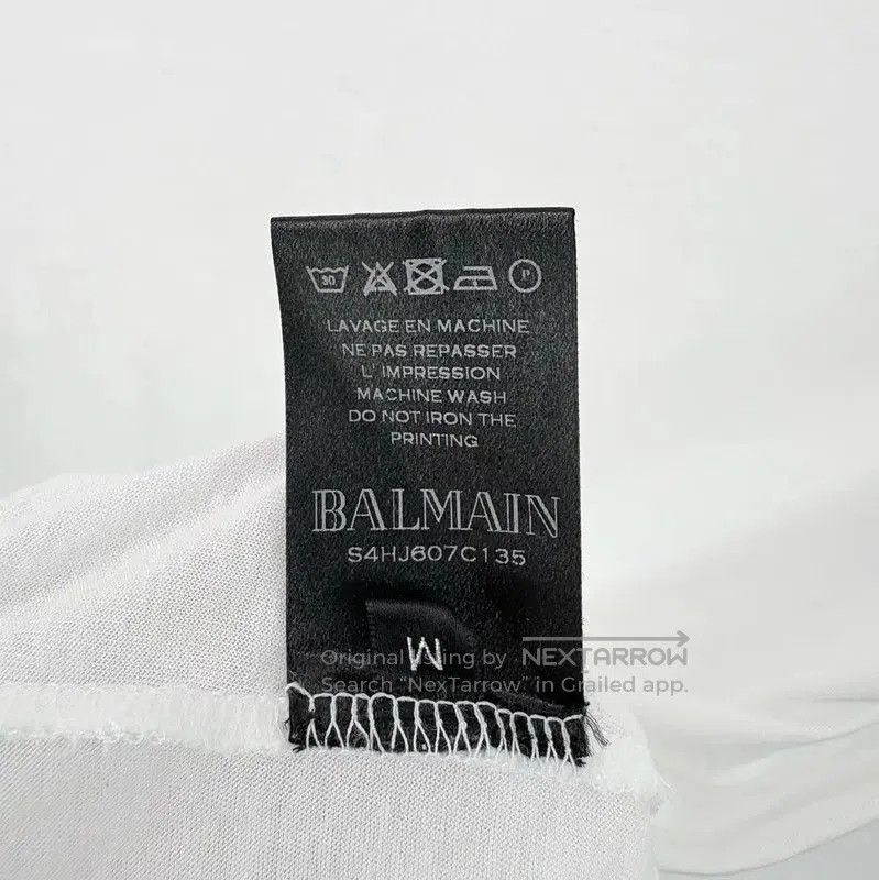 Balmain Balmain Men's White T-Shirt . Size US M / EU 48-50 / 2 - 4 Thumbnail