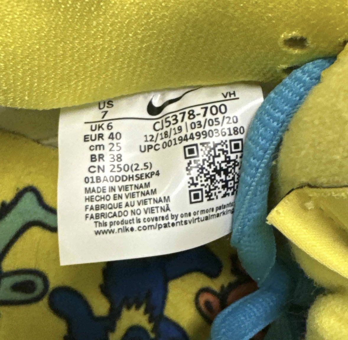 Nike Dunk Low SB Grateful Dead Size US 7 / EU 40 - 6 Thumbnail
