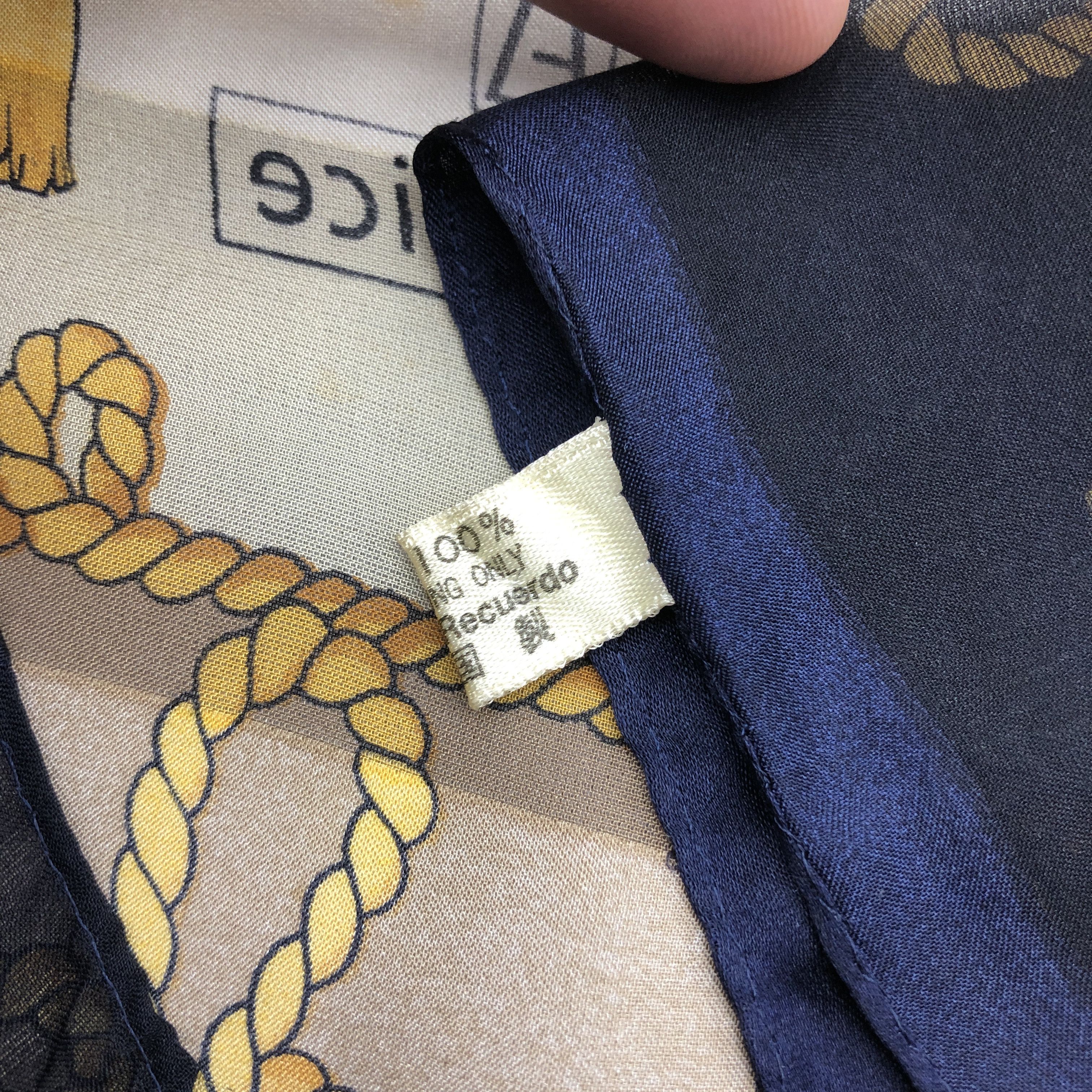 Other × Vintage Vintage La Fenice SILK Scarf Twill Stole Wraps Scarves Size ONE SIZE - 18 Thumbnail