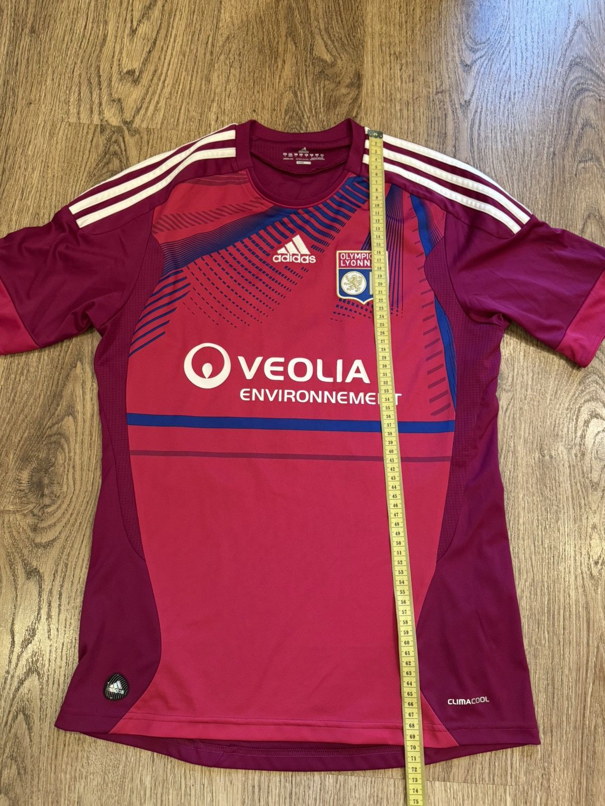 Adidas OLYMPIQUE LYONNAIS LYON 2011/2012 JERSEY ADIDAS SIZ S V13350 Size US S / EU 44-46 / 1 - 2 Thumbnail