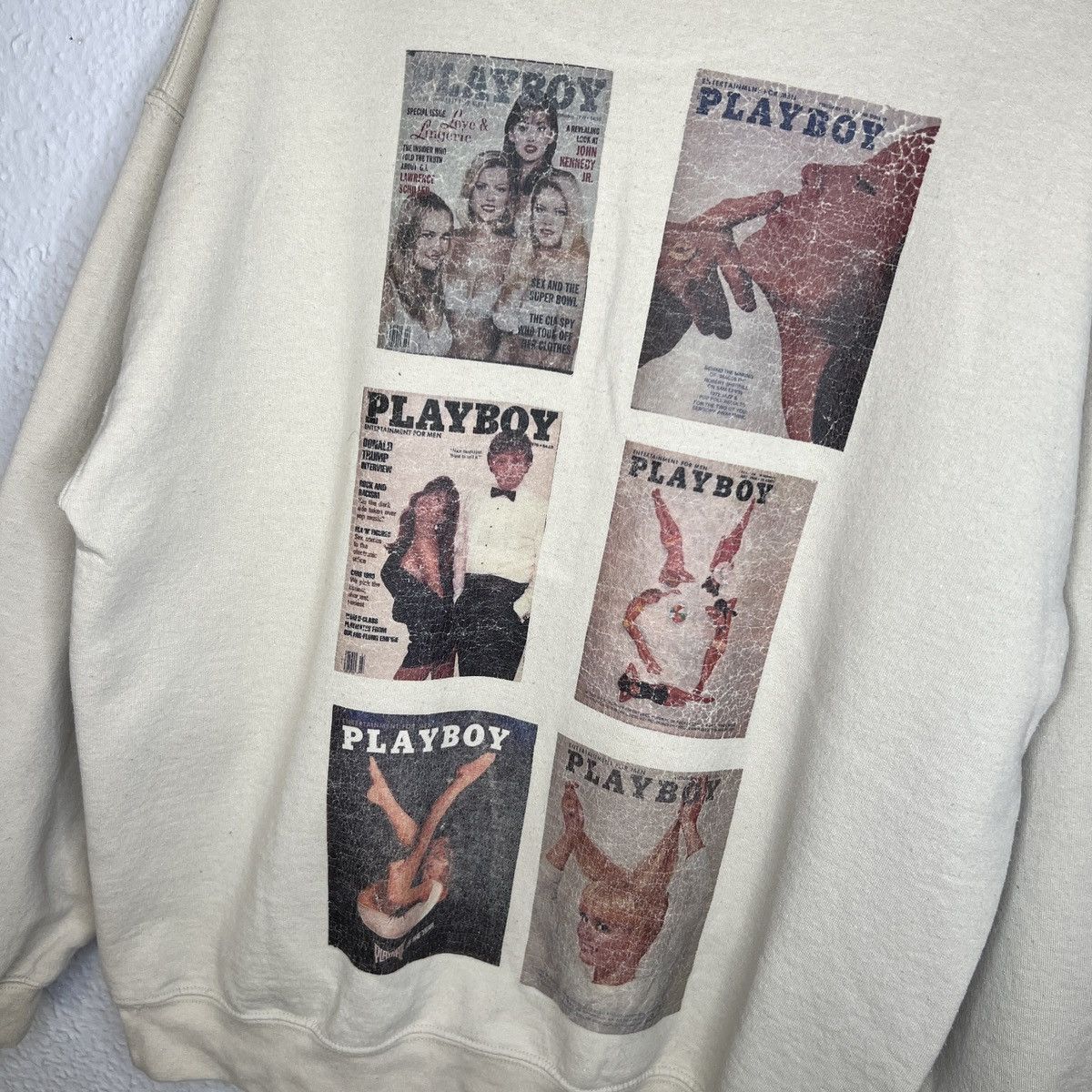 Playboy × Vintage Vintage Playboy Sweatshirt Y2K Logo 90s USA Size US L / EU 52-54 / 3 - 2 Thumbnail