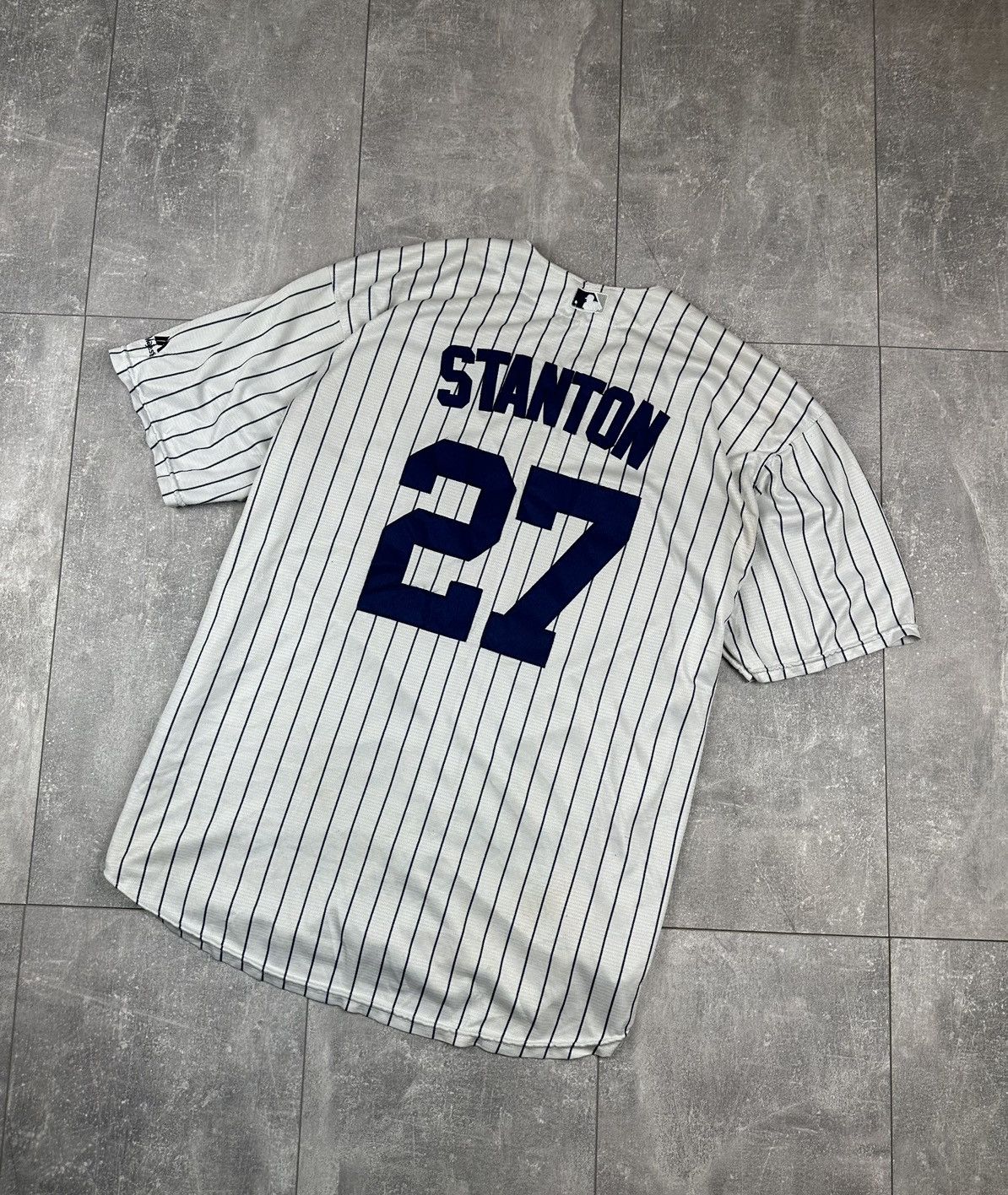 Majestic Majestic New York Yankees #27 Stanton Jersey Size US XL / EU 56 / 4 - 2 Thumbnail