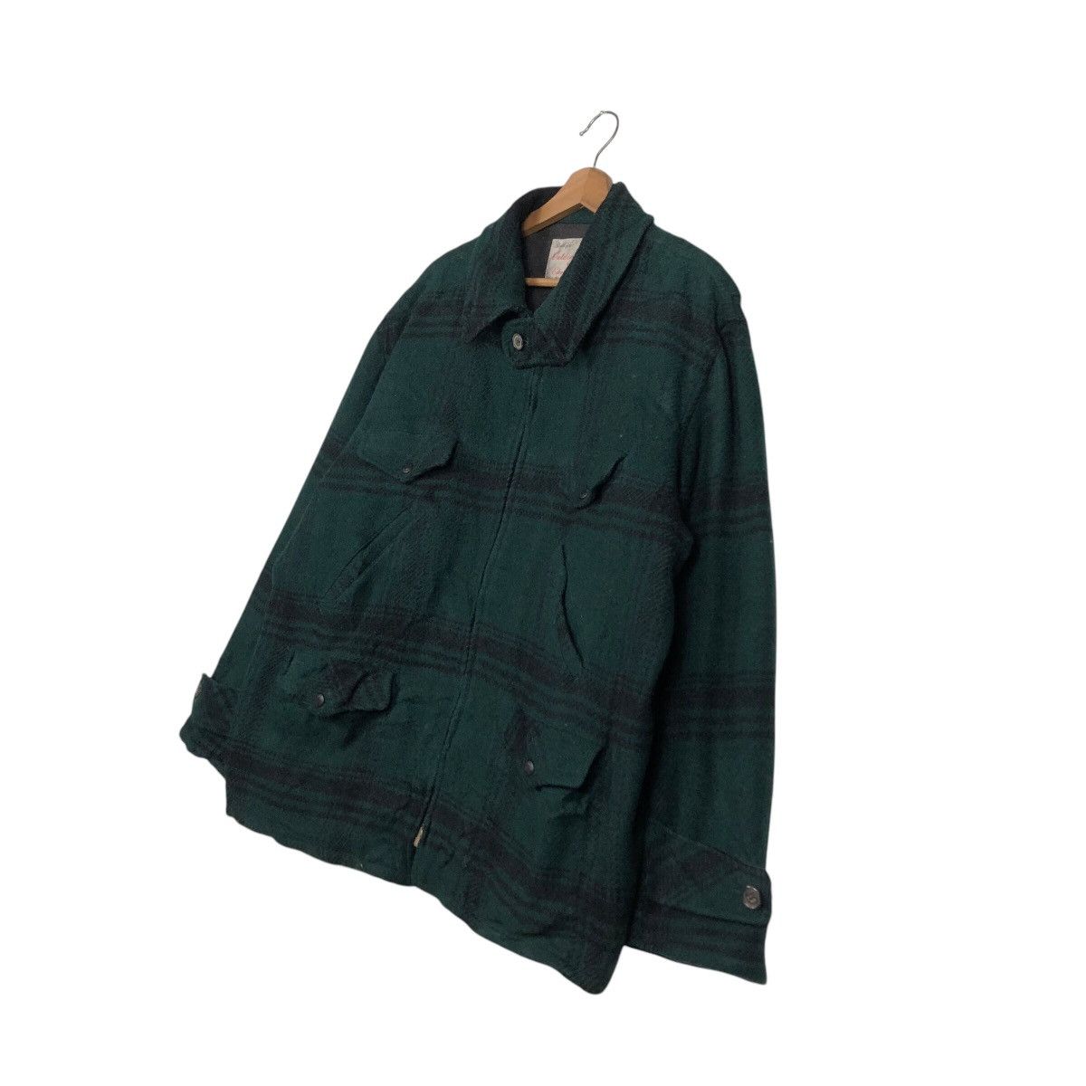 Edwin Vintage Wool Zipper Jacket Edwin Tokyo Fabric Tartan Design Size US L / EU 52-54 / 3 - 3 Thumbnail