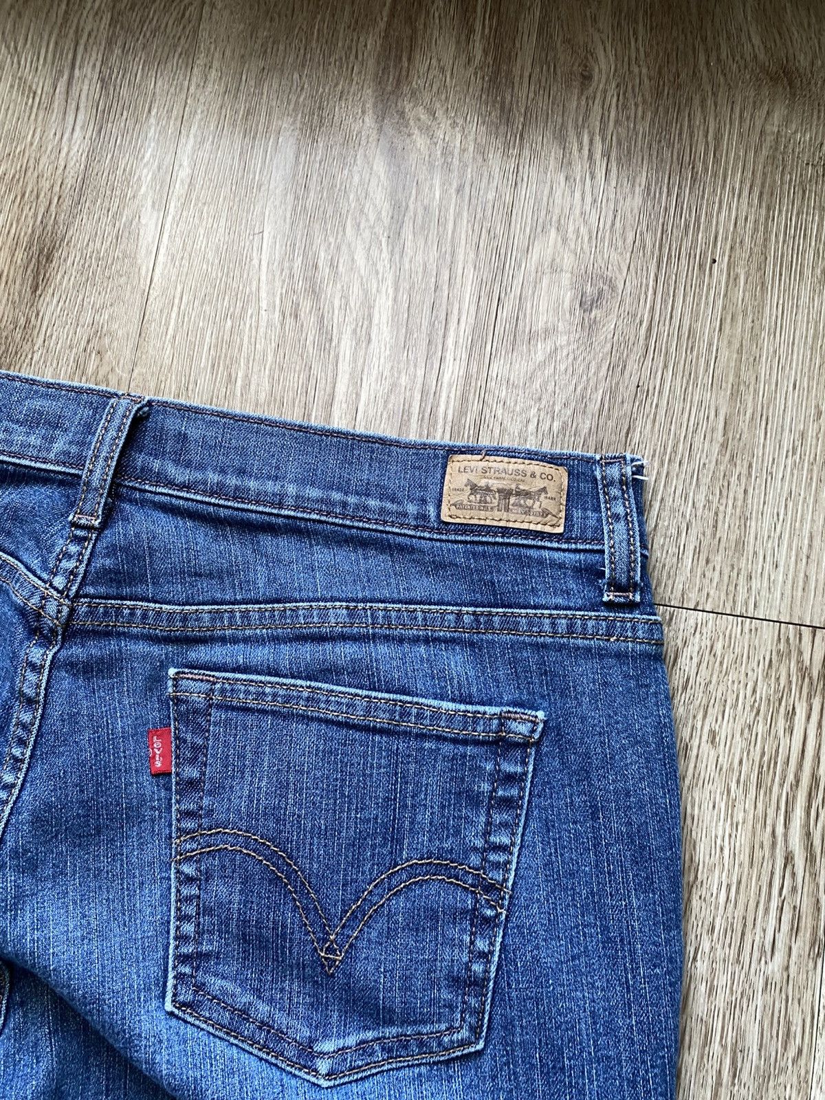 Levi's Y2K Bootcut Flare Levis 515 Denim Jeans Size 32" / US 10 / IT 46 - 5 Thumbnail