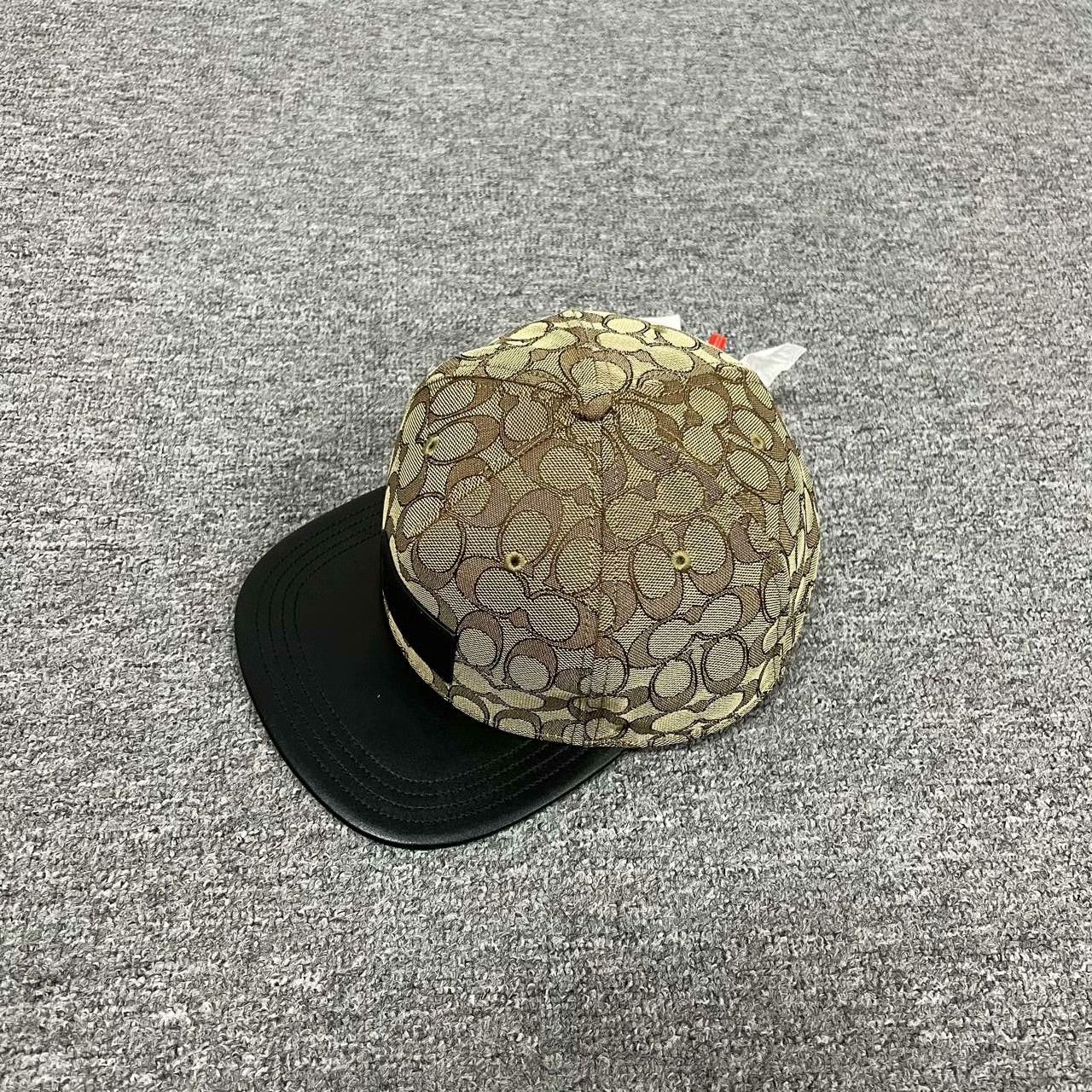 Coach Coach Logo Print Leather Patch Baseball Cap Size ONE SIZE - 1 Thumbnail