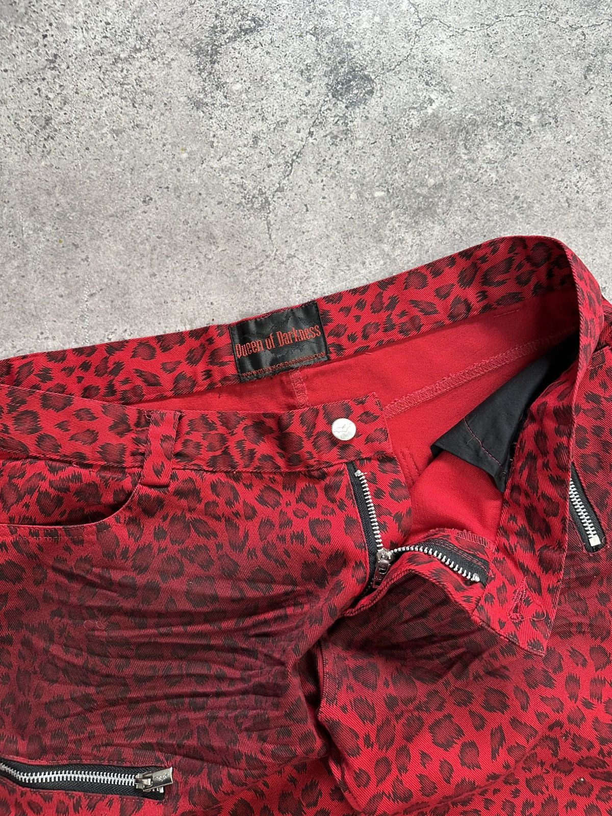 Tripp NYC Vintage Queen Of Darkness Leopard Pants Tripp Style Zip Size US 32 / EU 48 - 8 Thumbnail