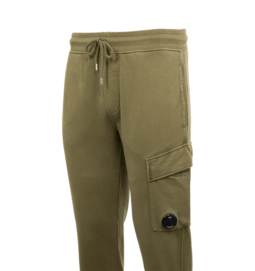 C.P. Company o1h1sh11225 Fleece Cargo Sweatpants in Green Size US 36 / EU 52 - 3 Thumbnail