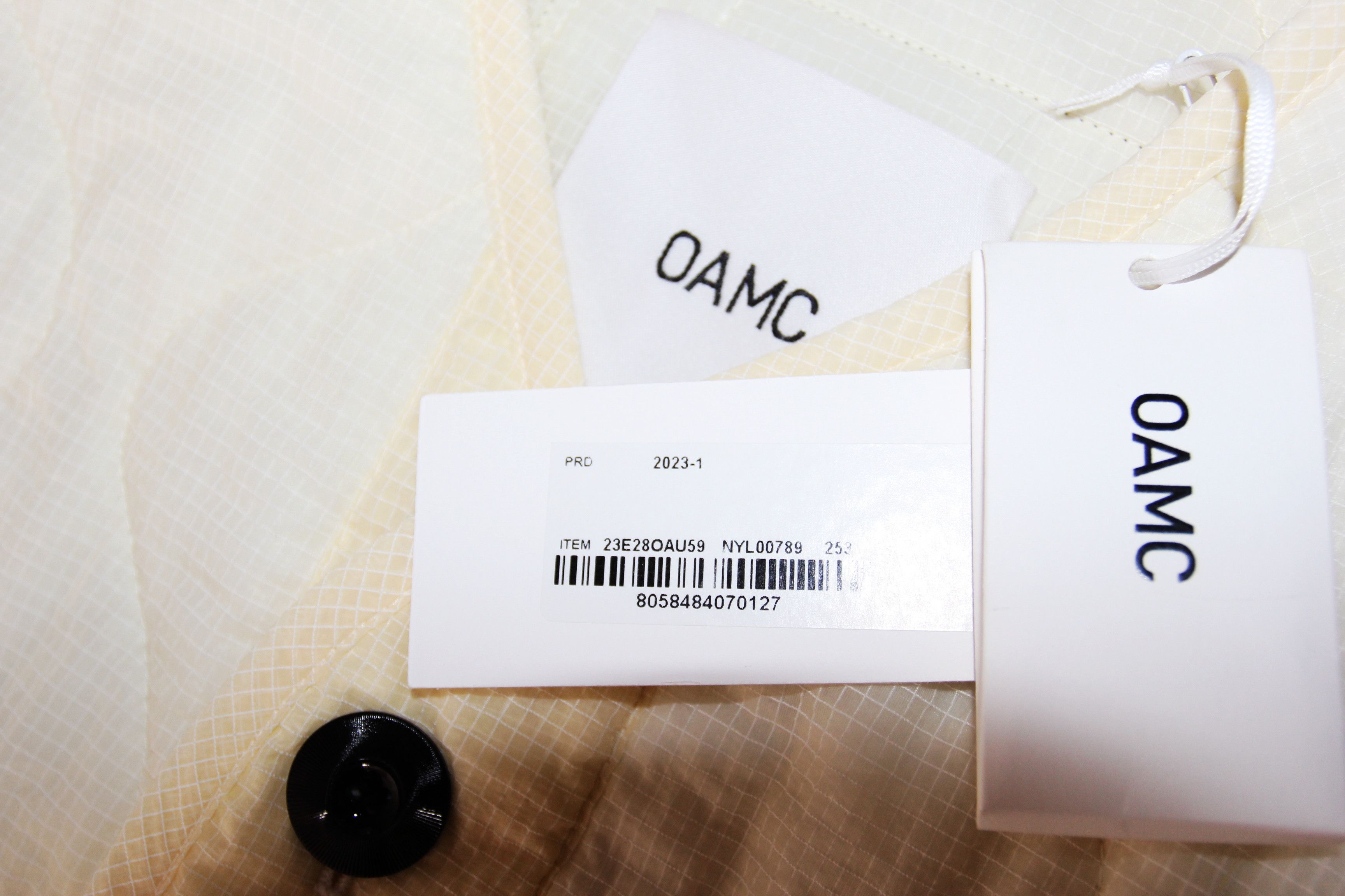OAMC BNWT SS23 OAMC OFF-WHITE QUILTED JACKET S Size US S / EU 44-46 / 1 - 9 Thumbnail