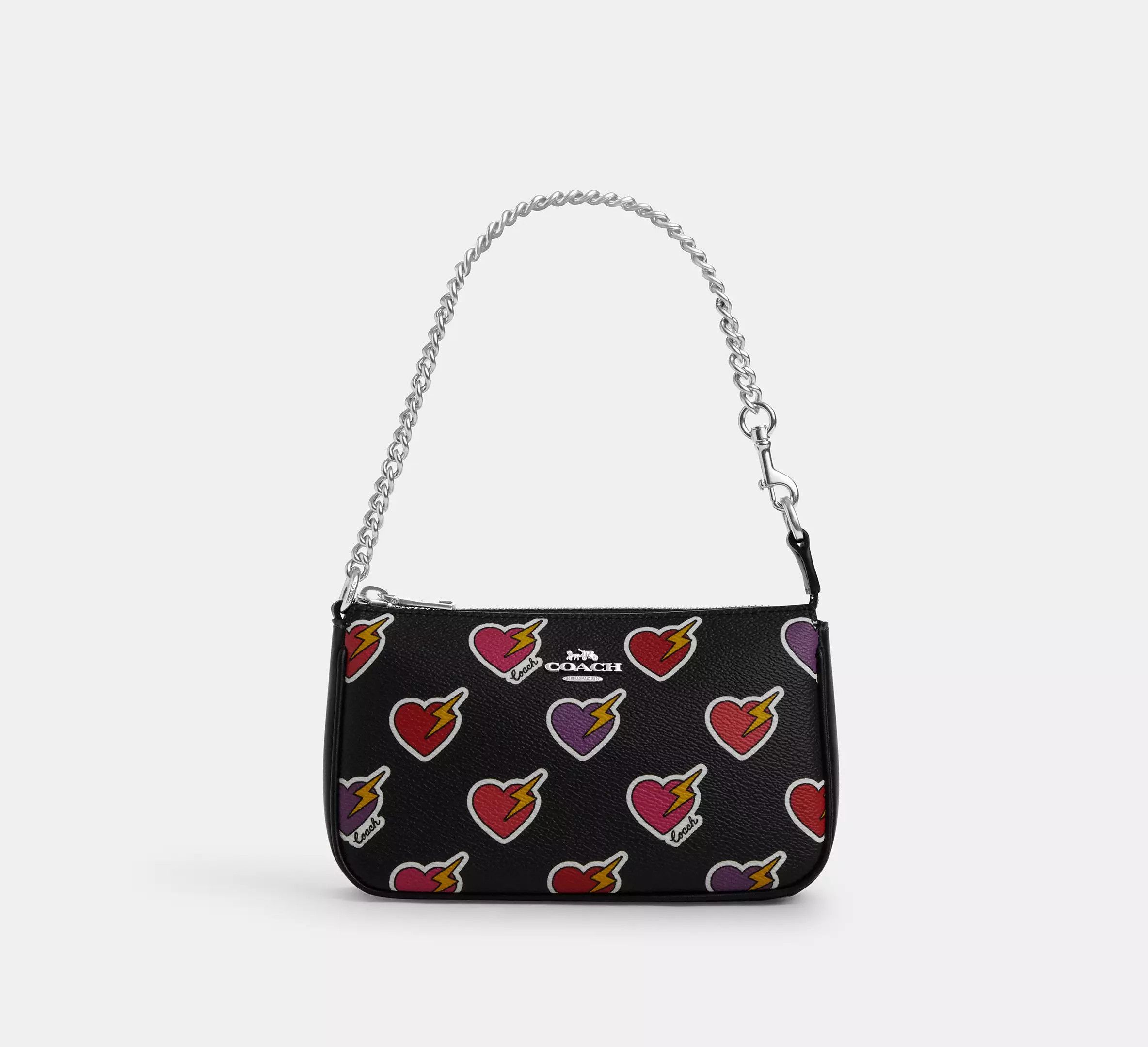 Coach Nolita 19 With Heart Bolt Print CW452 Size ONE SIZE - 7 Thumbnail