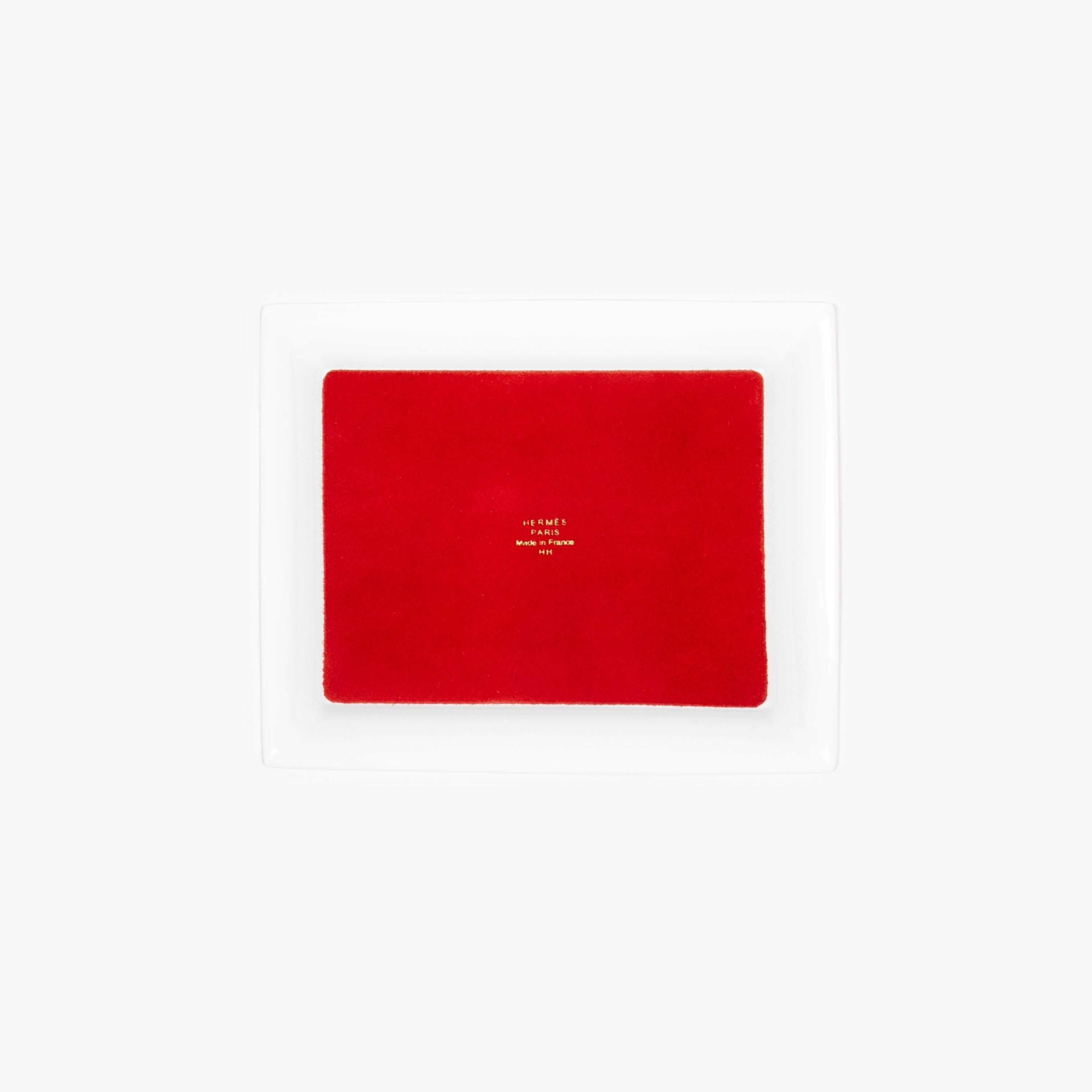 Hermes HERMES RED SELLIER CHANGE TRAY Size ONE SIZE - 5 Thumbnail