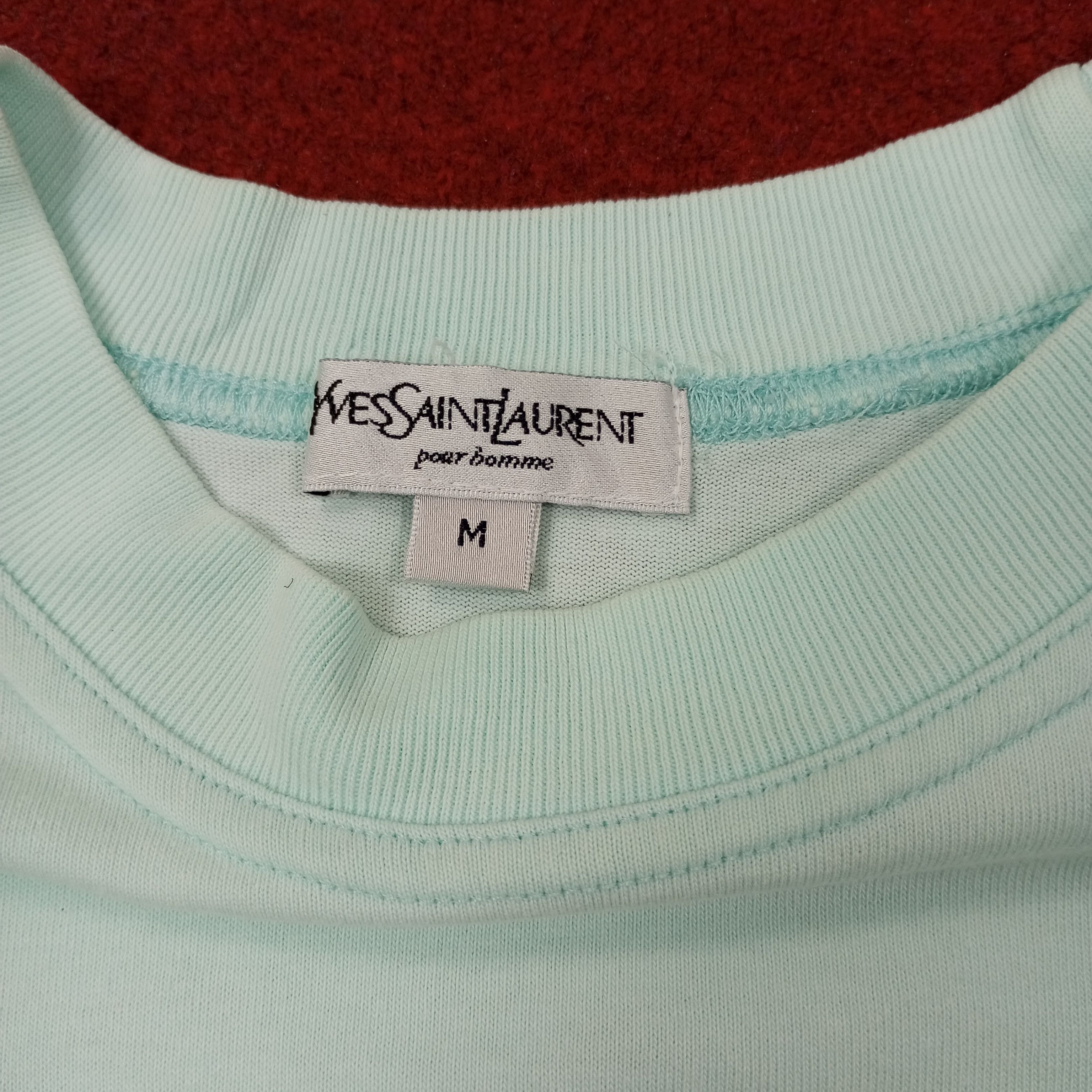 Yves Saint Laurent Yves Saint Laurent Fashion Brand Spellout Tshirt c239n8 Size US L / EU 52-54 / 3 - 7 Thumbnail
