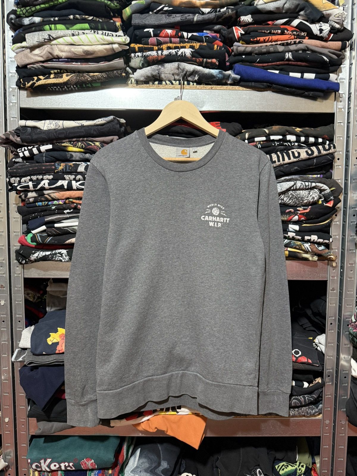 Carhartt Rare Carhartt WIP Love Progress Outdoor Sweatshirt Y2K Hype Size US S / EU 44-46 / 1 - 1 Thumbnail