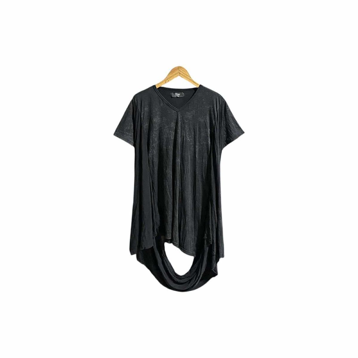 If Six Was Nine 🔥Rare Y2K X’Frm Asymmetric Raw Edge Draped Layered Shirt Size US M / EU 48-50 / 2 - 1 Thumbnail