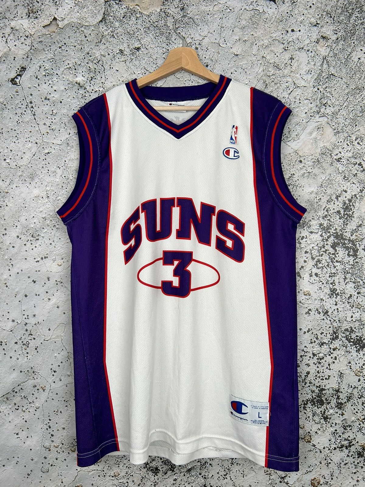 Champion Vintage Phoenix Suns #3 Boris Diaw NBA Jersey 00s Rare 90s Size US L / EU 52-54 / 3 - 2 Thumbnail