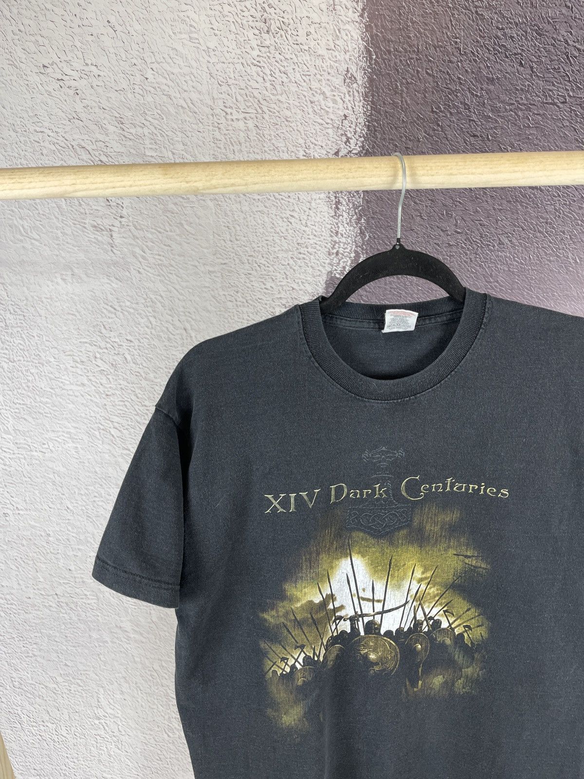 Band Tees Vintage y2k XIV Dark centuries fruit of the loom tee Size US L / EU 52-54 / 3 - 3 Thumbnail