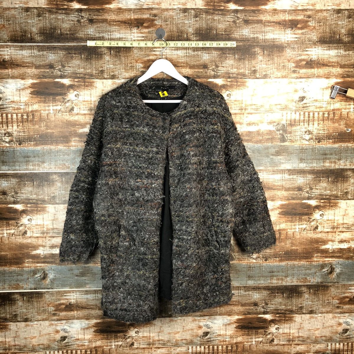Homespun Knitwear × Japanese Brand Zara Basic Grey Mohair Knitwear #A1703 Size M / US 6-8 / IT 42-44 - 1 Thumbnail