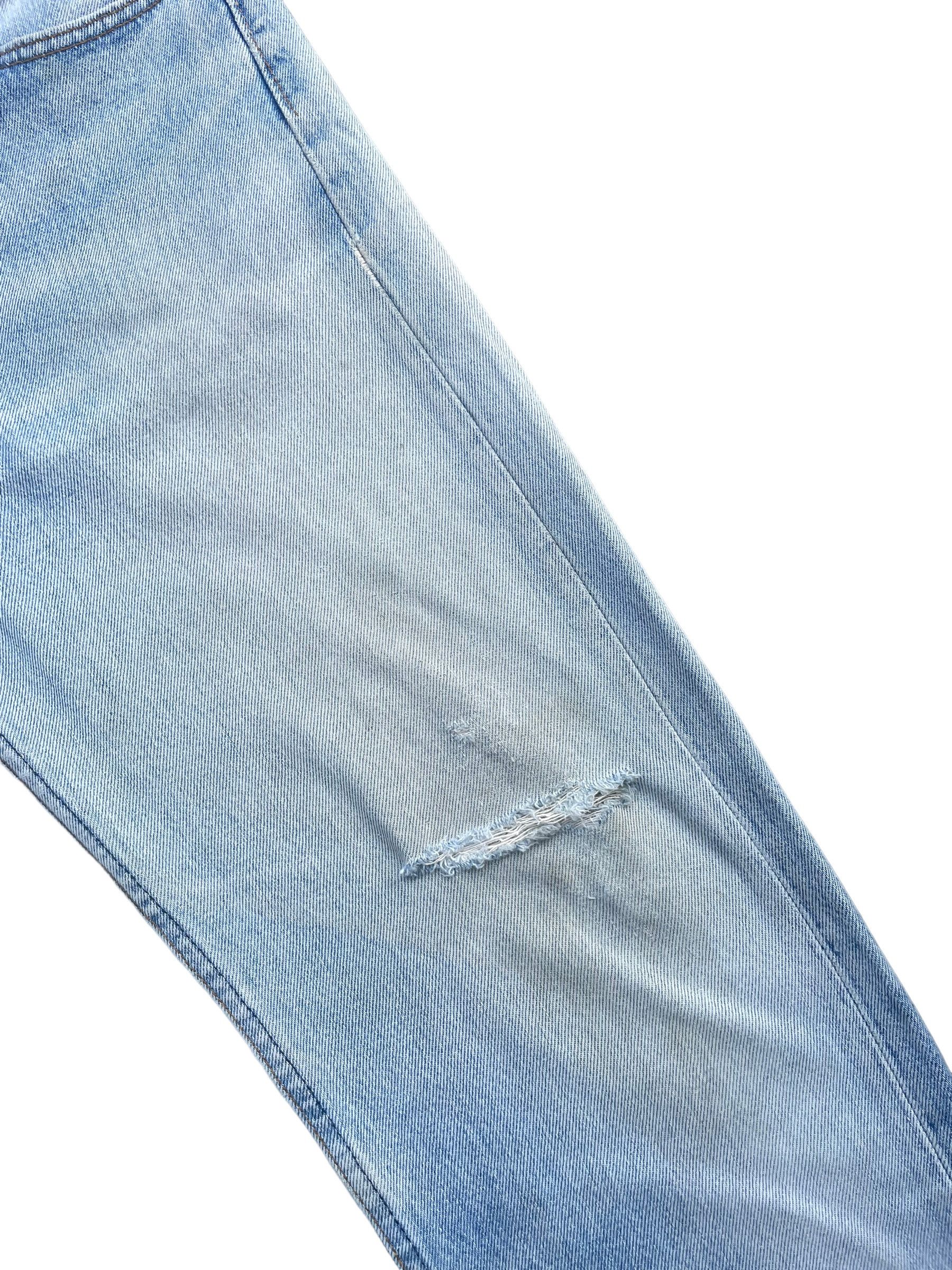 Levi's Vintage 1992 Levis 501 e Faded Distresed Denim Size US 31 - 4 Thumbnail
