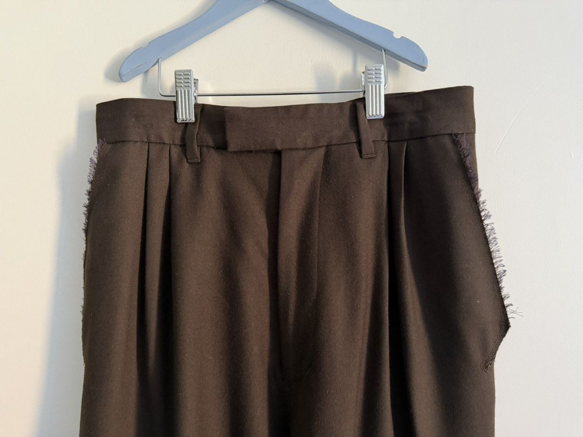 Bed j.w. Ford Dark brown wool trouser Size US 29 - 6 Thumbnail