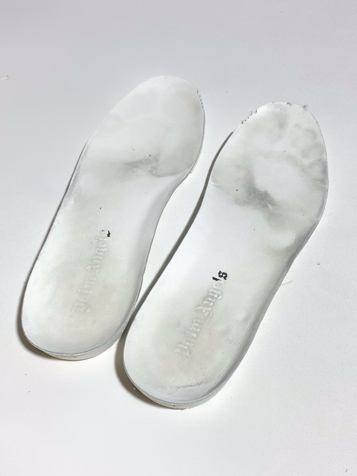 Palm Angels Palm Angels Teddy Bear Logo White Leather Sneakers Size US 10 / EU 43 - 20 Thumbnail