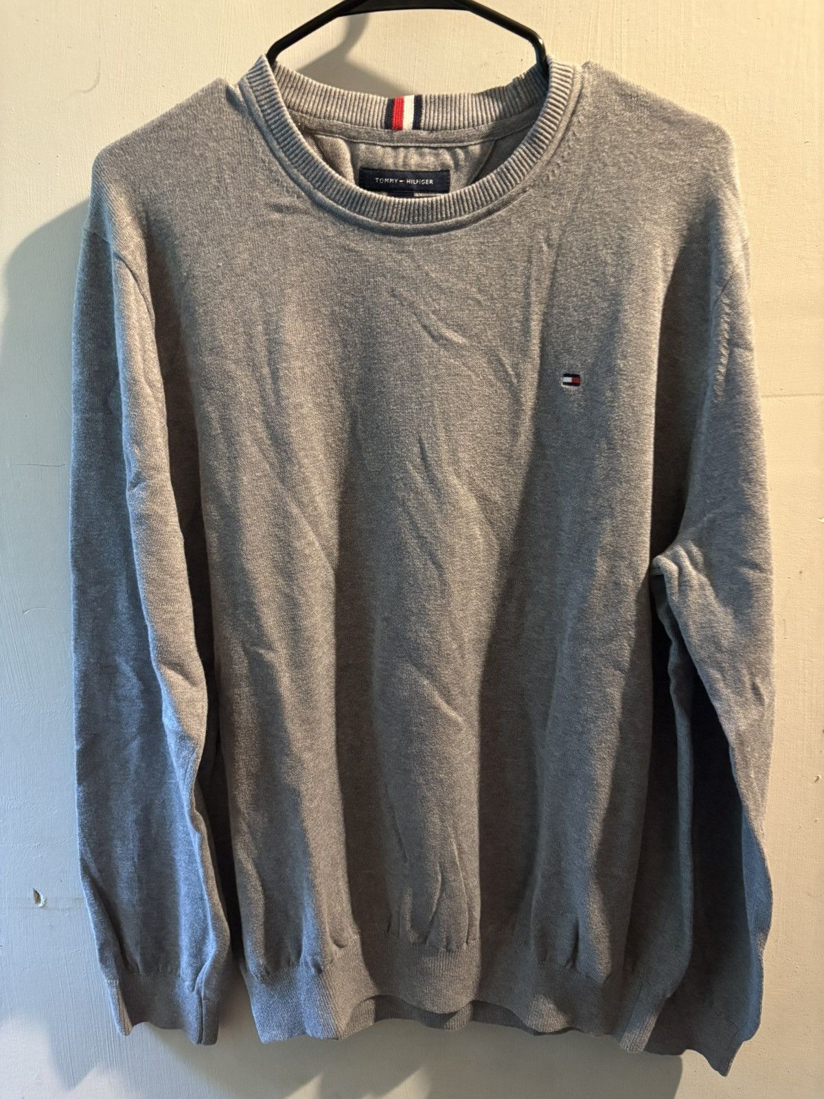 Tommy Hilfiger mmy Hilfiger Organic Cotton Crew Neck Size US L / EU 52-54 / 3 - 1 Thumbnail
