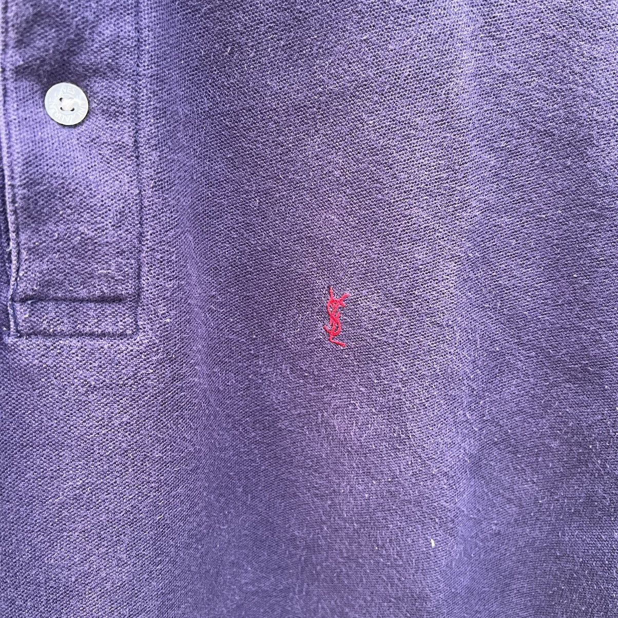 Vintage × Yves Saint Laurent “VINTAGE” YSL SMALL LOGO POLO SHIRTS Size US L / EU 52-54 / 3 - 7 Thumbnail