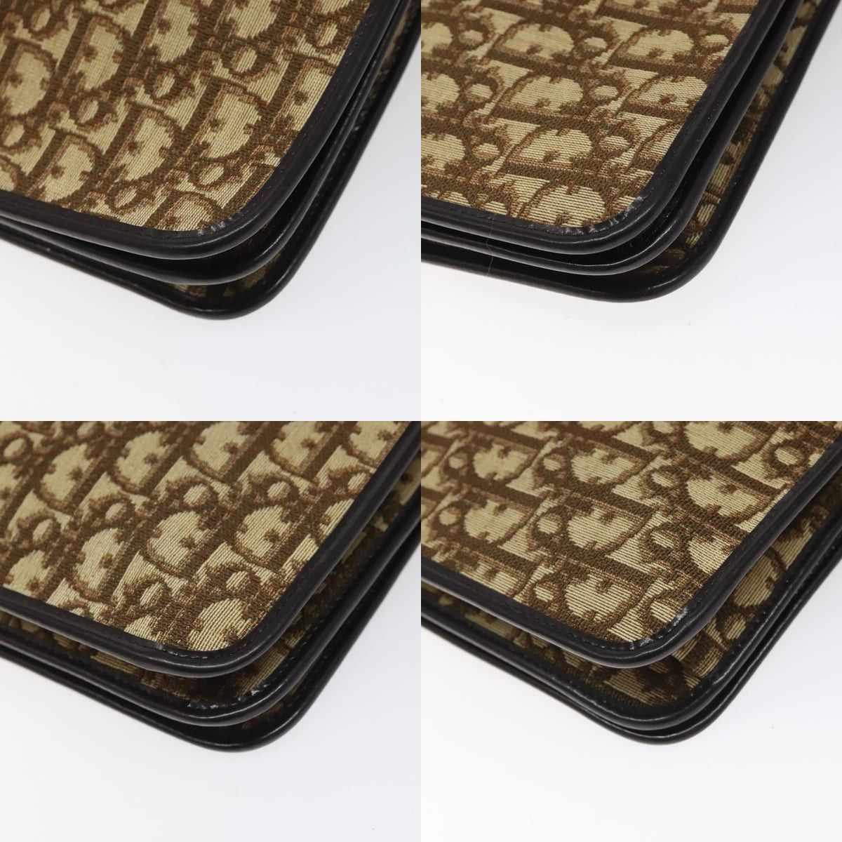 Dior DIOR Trotter Canvas Shoulder Bag Brown Size ONE SIZE - 10 Thumbnail