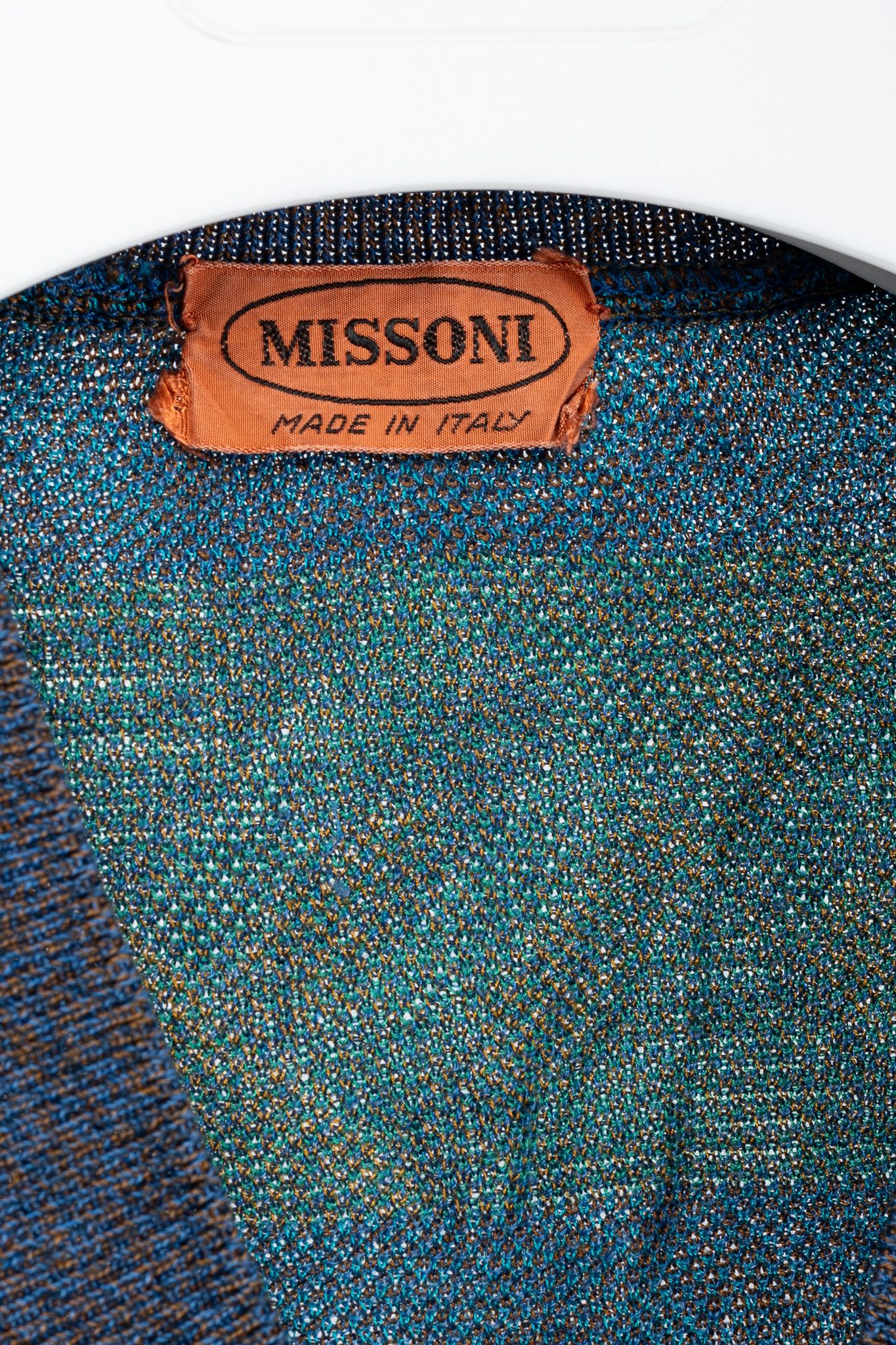 Missoni Missoni 80's-Vintage Cotton Triangle-Jacquard Sweater Vest Size L / US 10 / IT 46 - 4 Thumbnail