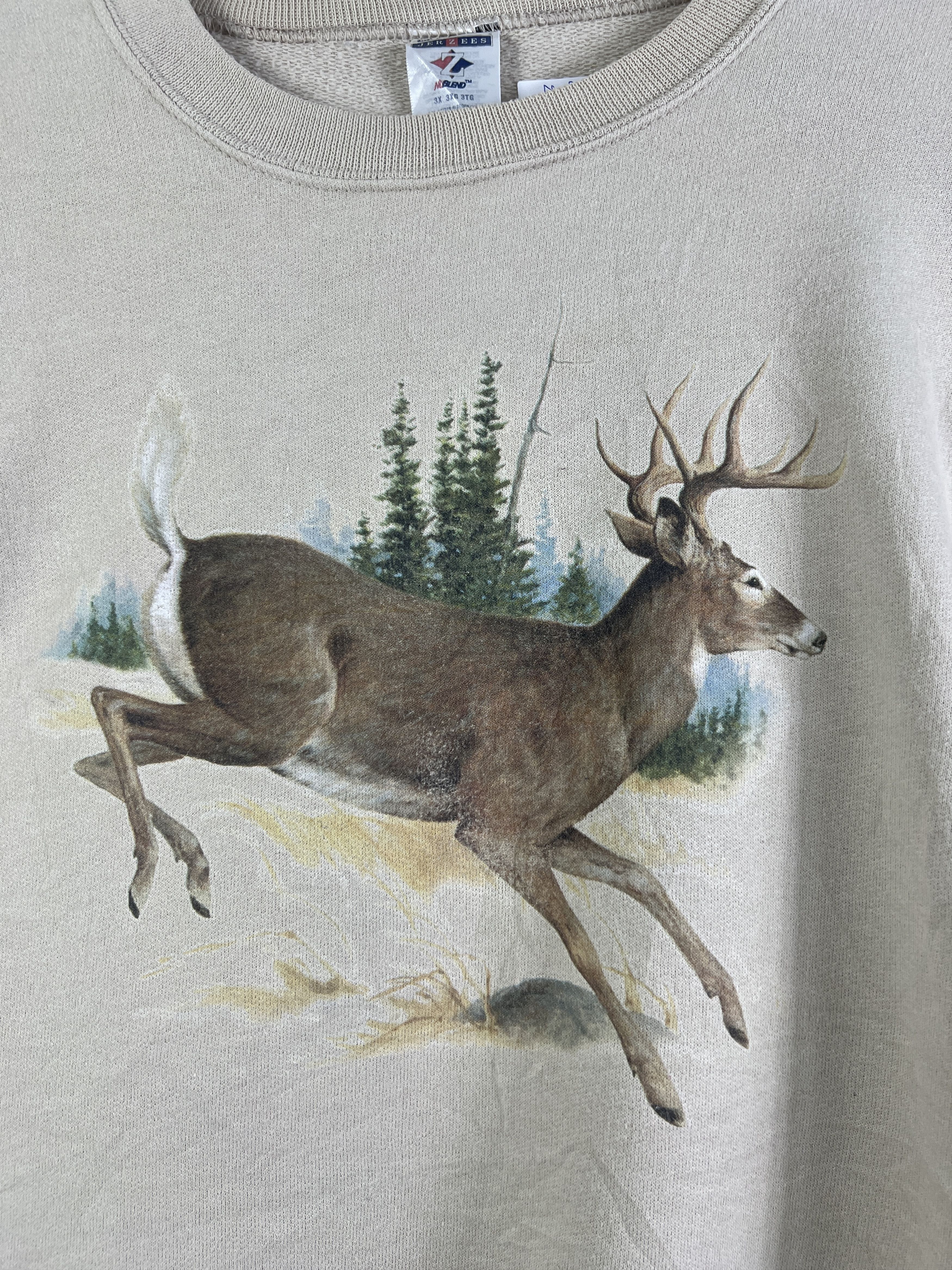 Vintage No.5146 Vintage Whitetail Deer Graphic Sweatshirt (3XL) Size US XXL / EU 58 / 5 - 2 Thumbnail
