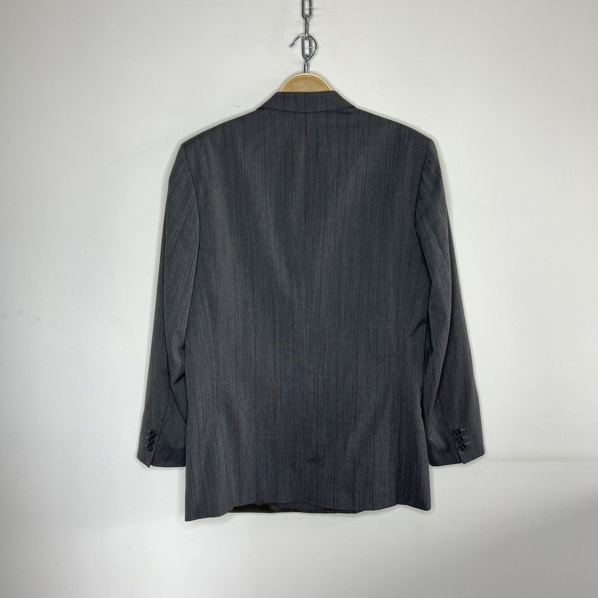 Hugo Boss × Vintage Vintage Hugo Boss Wool Blazer Jacket Double Breasted Luxury Size 40R - 10 Thumbnail