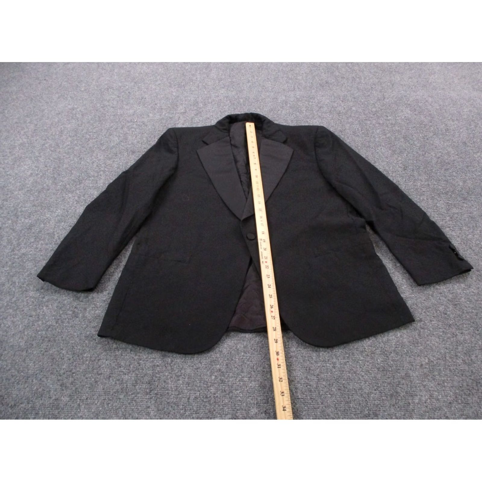 Brooks Brothers Brooks Brothers Blazer Sports Coat Black Wool 42 USA Made Mens Size 42R - 3 Thumbnail