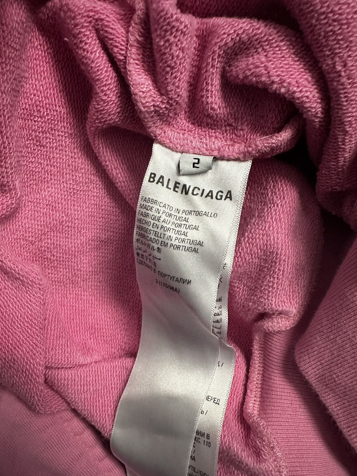 Balenciaga Balenciaga pink polo zip up Size US L / EU 52-54 / 3 - 4 Thumbnail