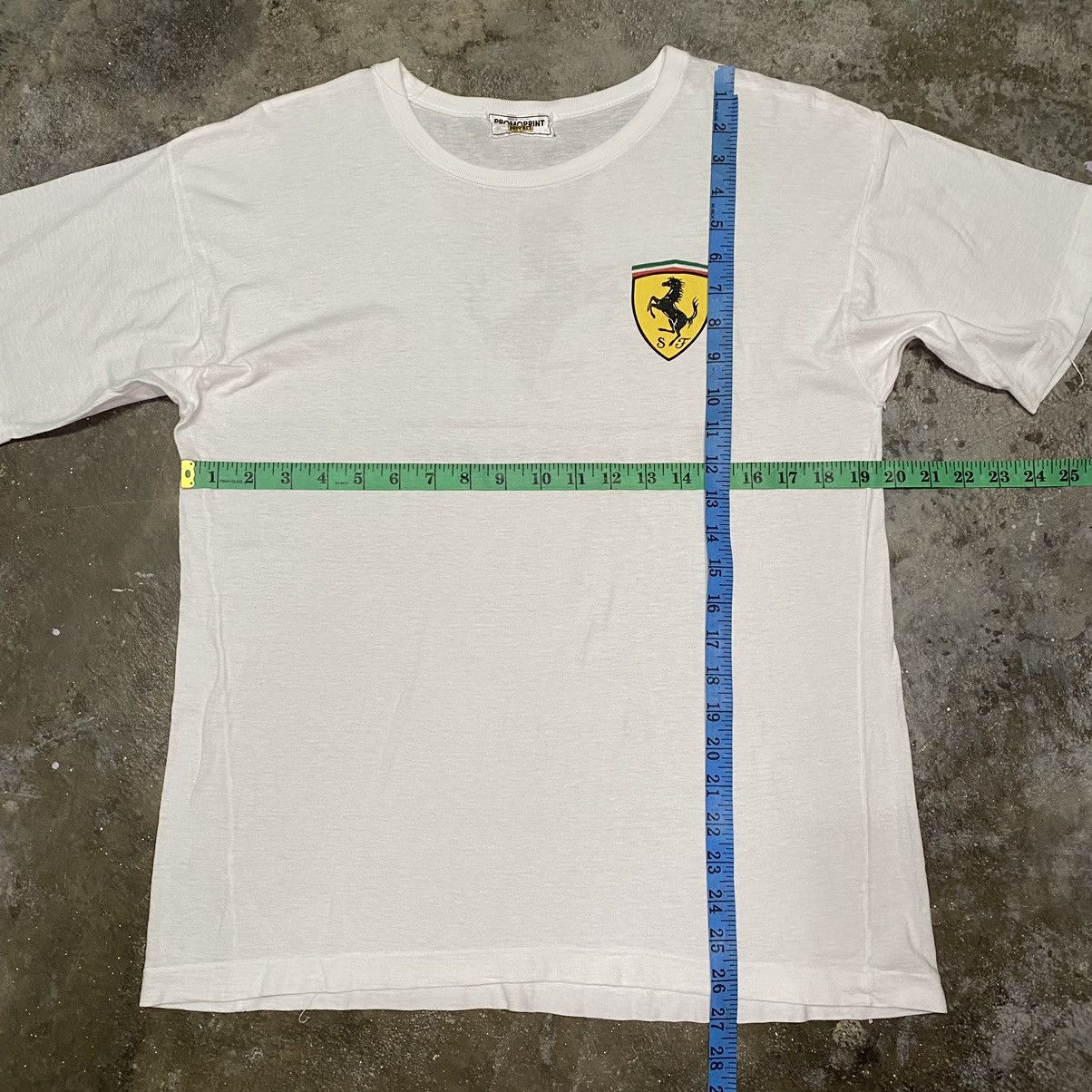 Ferrari × Vintage Vintage 90s Ferrari OG Logo T Shirt Made in Italy Size US M / EU 48-50 / 2 - 12 Thumbnail