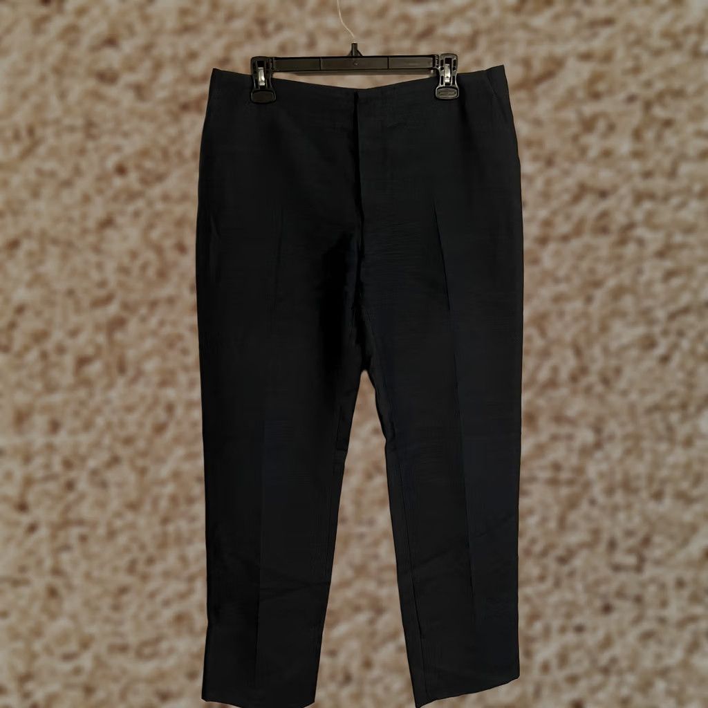 Marni Marni Pants Trousers Wool Silk Navy Blue Commessa Made in Italy 46 Women's Size 32" / US 10 / IT 46 - 1 Thumbnail