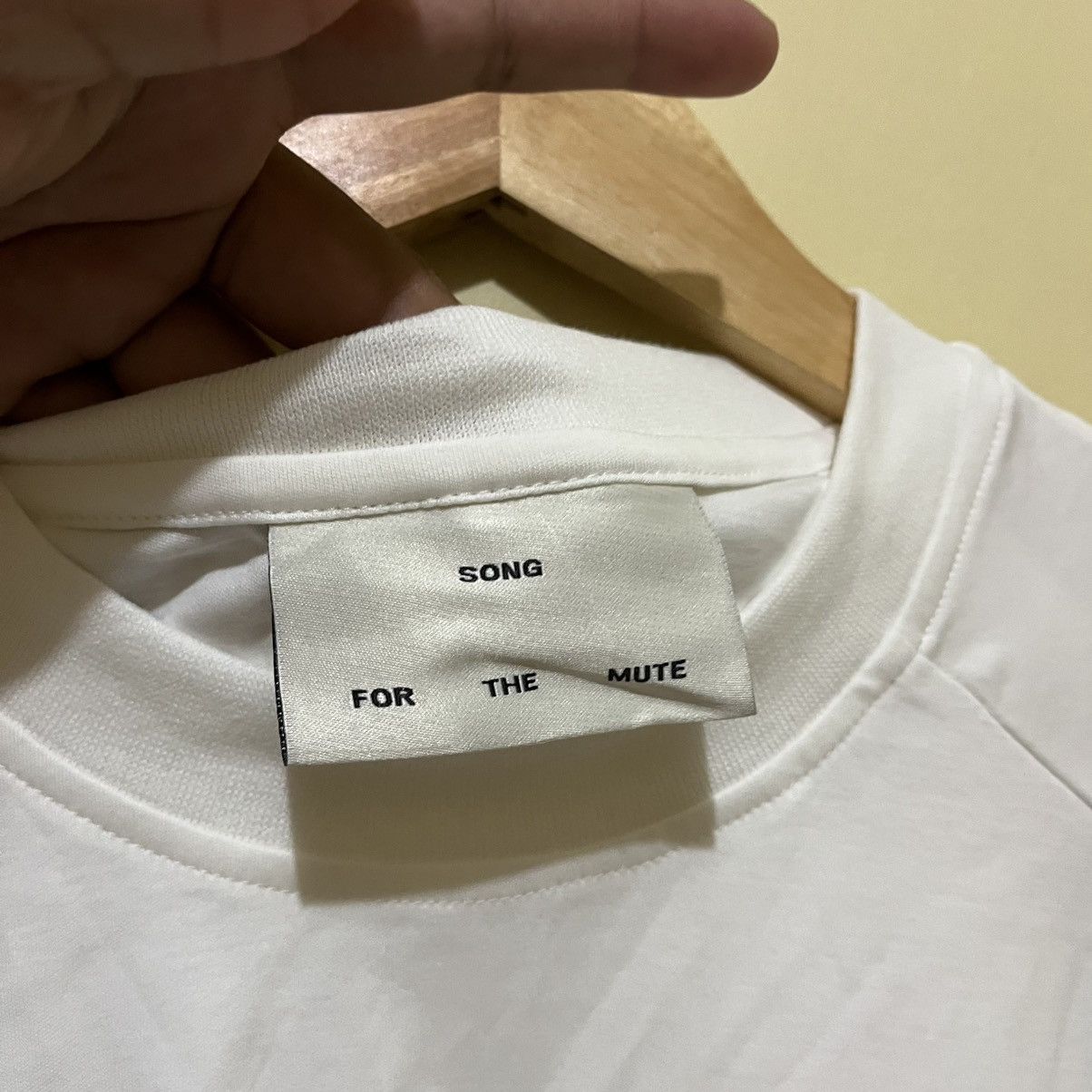 Song For The Mute SONG FOR THE MUTE - WHITE "WARPED FLOWERS" TEE Size US L / EU 52-54 / 3 - 6 Thumbnail