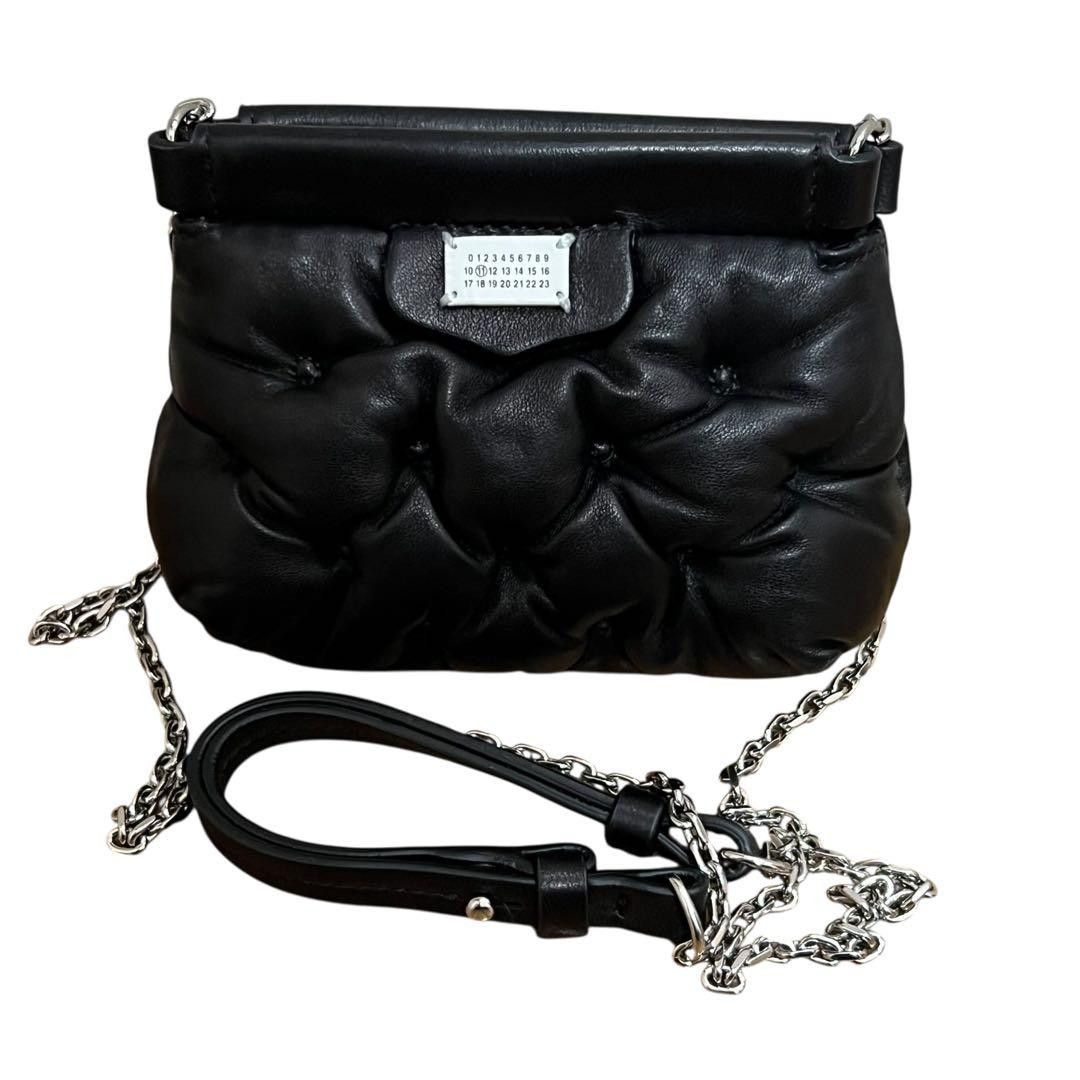 Maison Margiela Maison Margiela Maison Margiela Glam Slam Baby Lamb Leather Shoulder Bag Leather Shoulder Bag SA1VL0035 DUTY FREE for USA Size ONE SIZE - 1 Thumbnail
