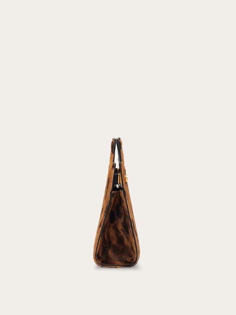 Salvatore Ferragamo o1s1rm0924 Size: OS / Wanda Mini Bag in Leopard Size ONE SIZE - 3 Thumbnail