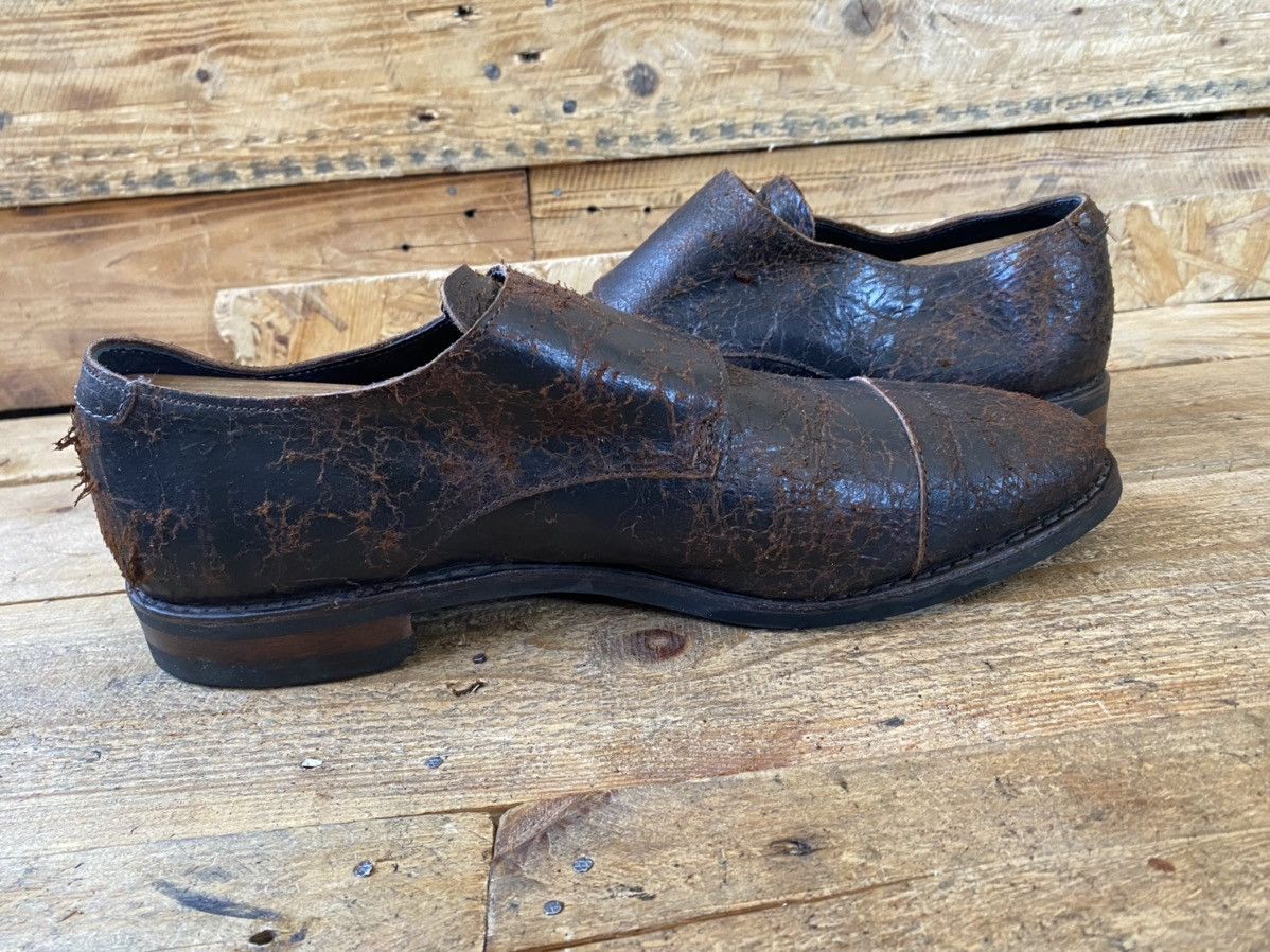 Allen Edmonds Allen edmond distressed double monk leather shoes sz10.5D Size US 10.5 / EU 43-44 - 14 Thumbnail