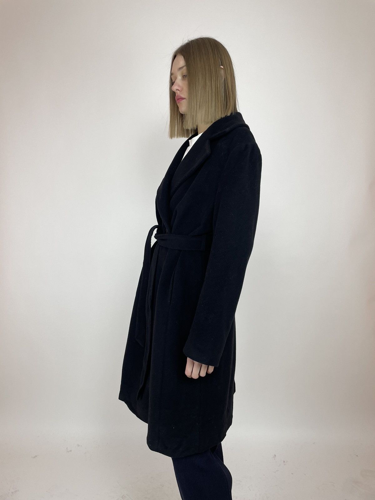 Cinzia Rocca CINZIA ROCCA Wool/Cashmere Belted coat Womens size US 10 Size L / US 10 / IT 46 - 3 Thumbnail