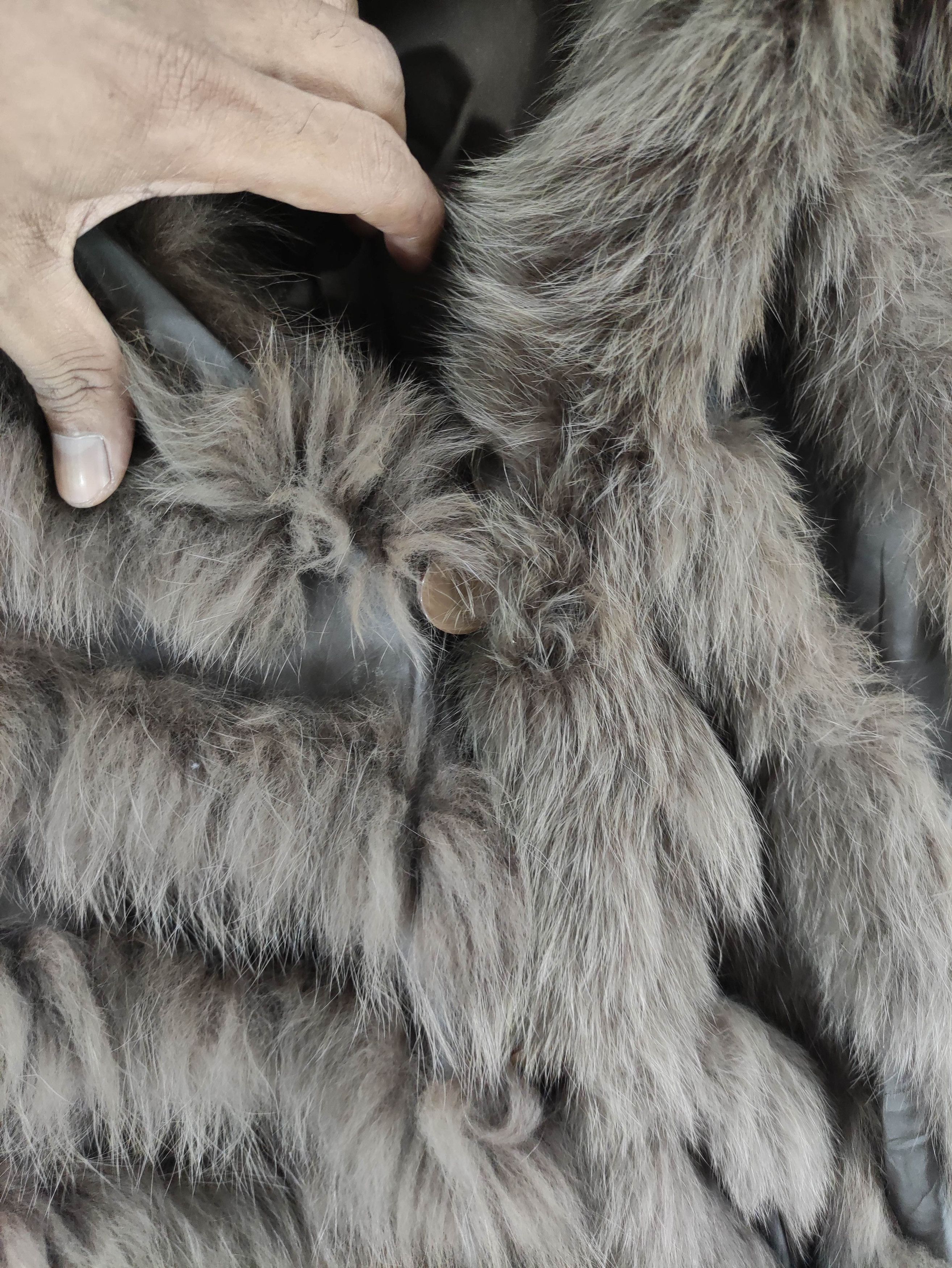 Vintage Vintage Fur Fox Reversible Jacket With Hoodie Size M / US 6-8 / IT 42-44 - 2 Thumbnail