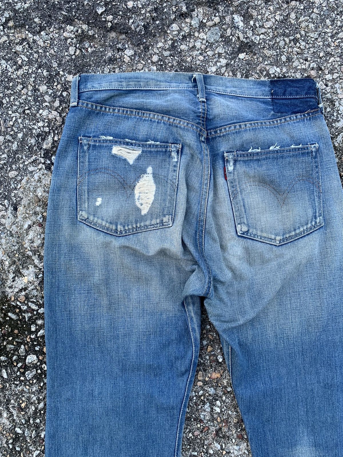 Levi's VINTAGE LEVIS 501 BIG E LVC DISTRESSED DENIM Size US 34 / EU 50 - 15 Thumbnail